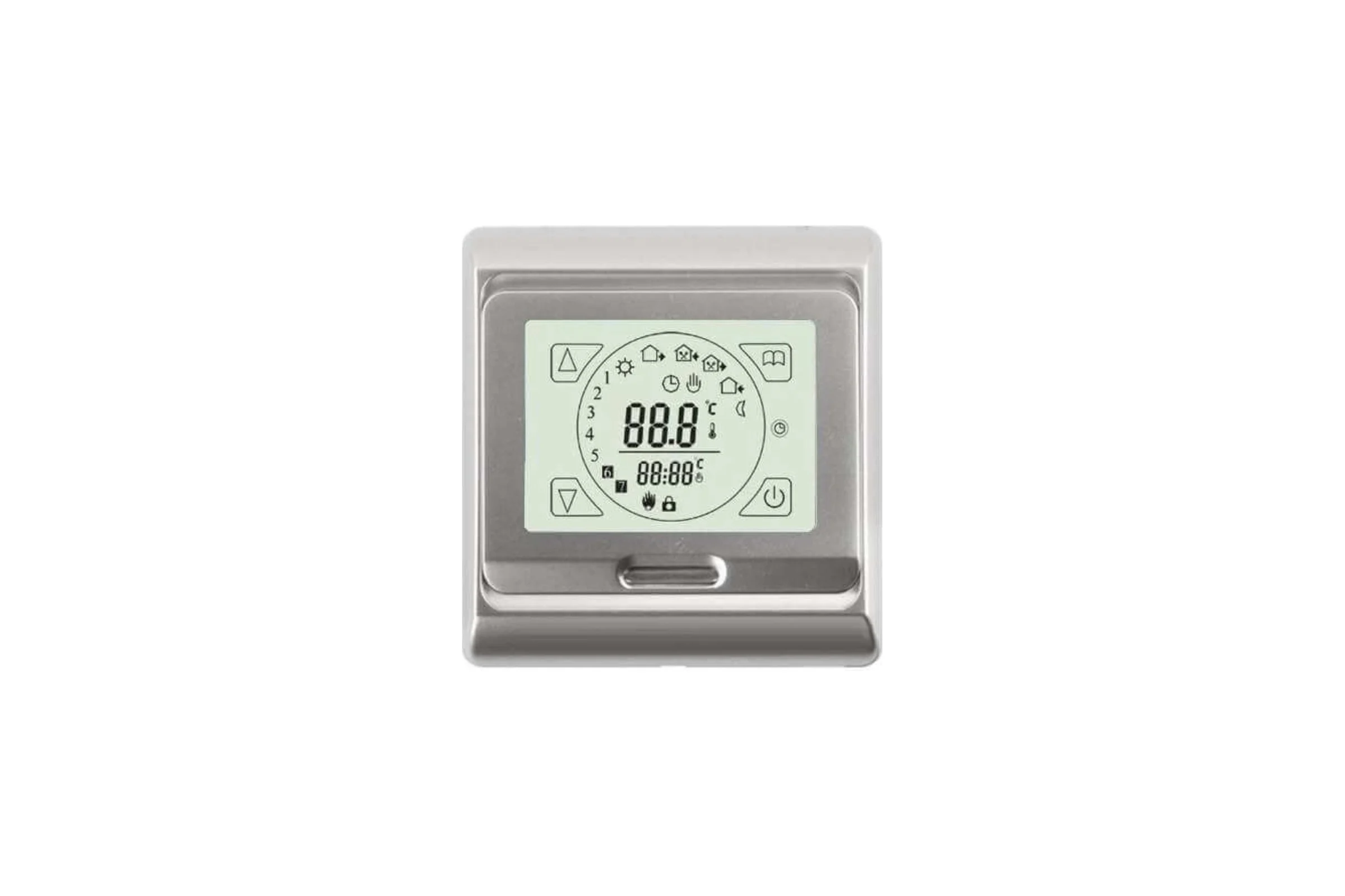 Терморегулятор Е91 RTC серебро 1094