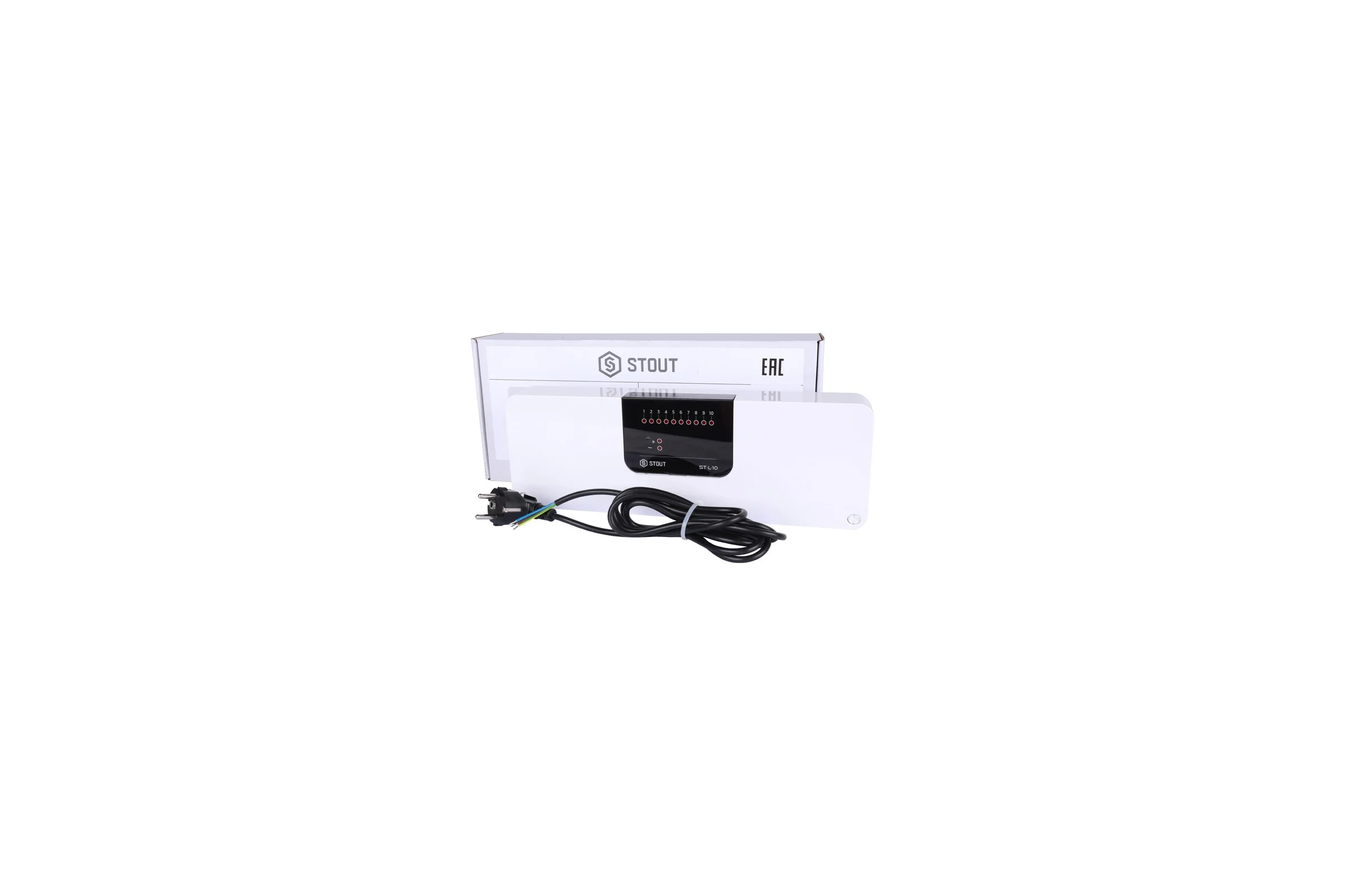 Проводной контроллер термостатических клапанов L-10 STOUT STE-0101-010000 RG008V0JGFP2EJ