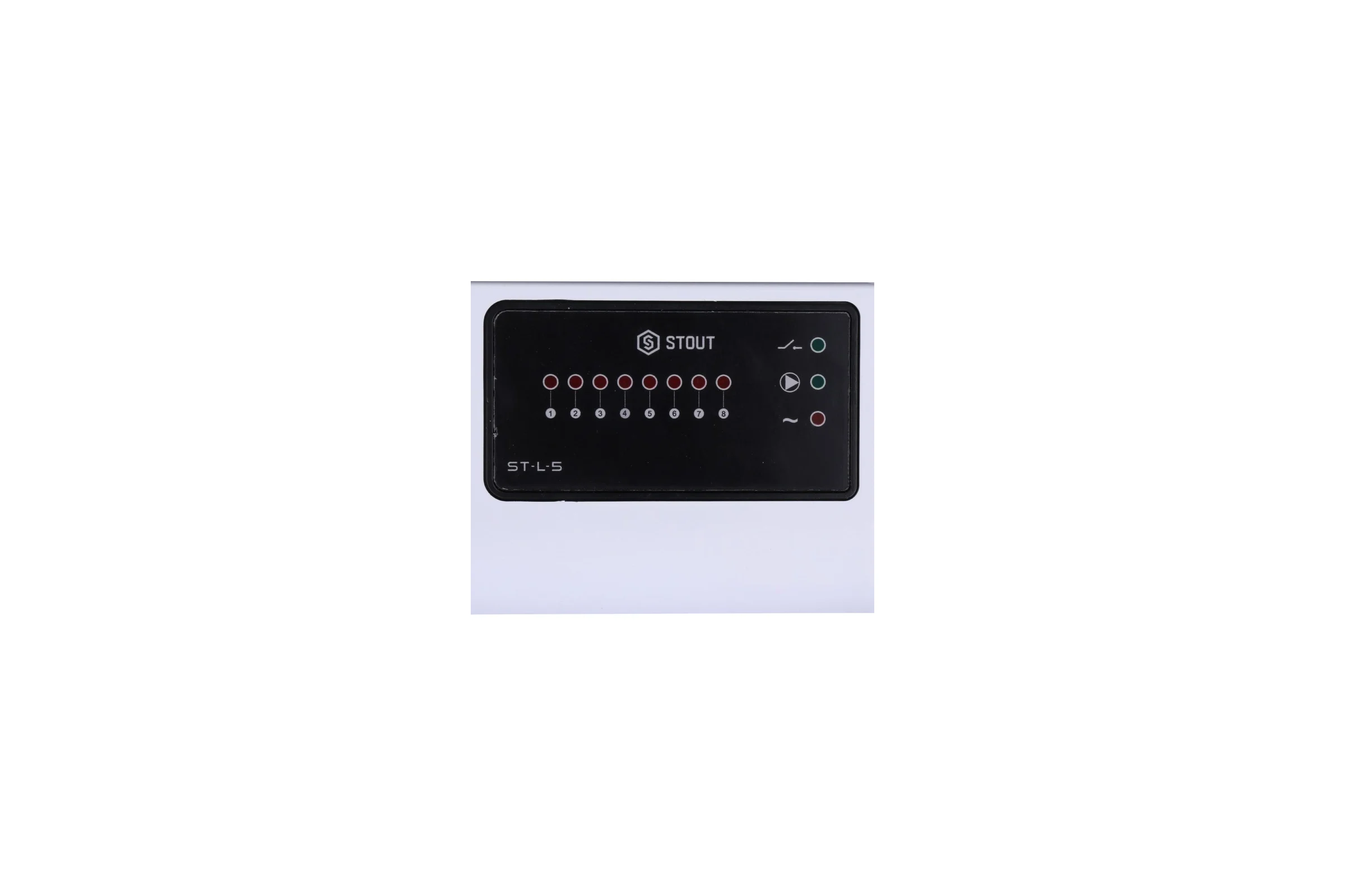 Проводной контроллер термостатических клапанов L-5 STOUT STE-0101-005000 RG008V0JGBEB0C
