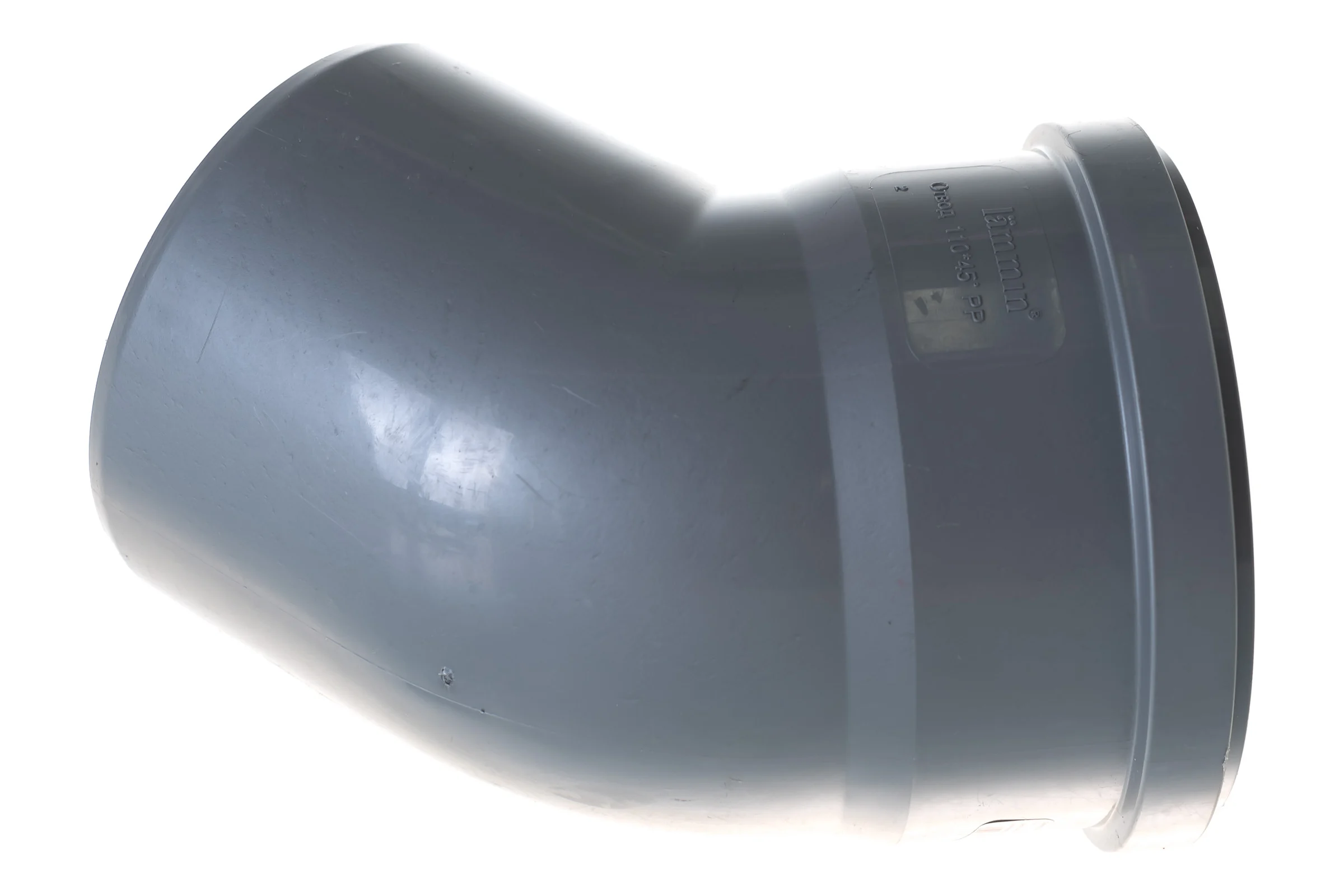 Отвод внутренней канализации LAMMIN 110х45 градусов Lm35040011045