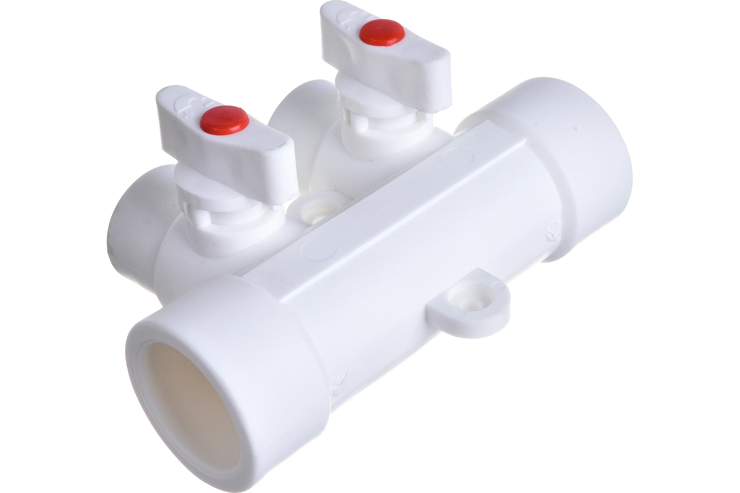Коллектор с шаровыми кранами LAMMIN PPR ВР 32х1/2х2  Lm31082215032