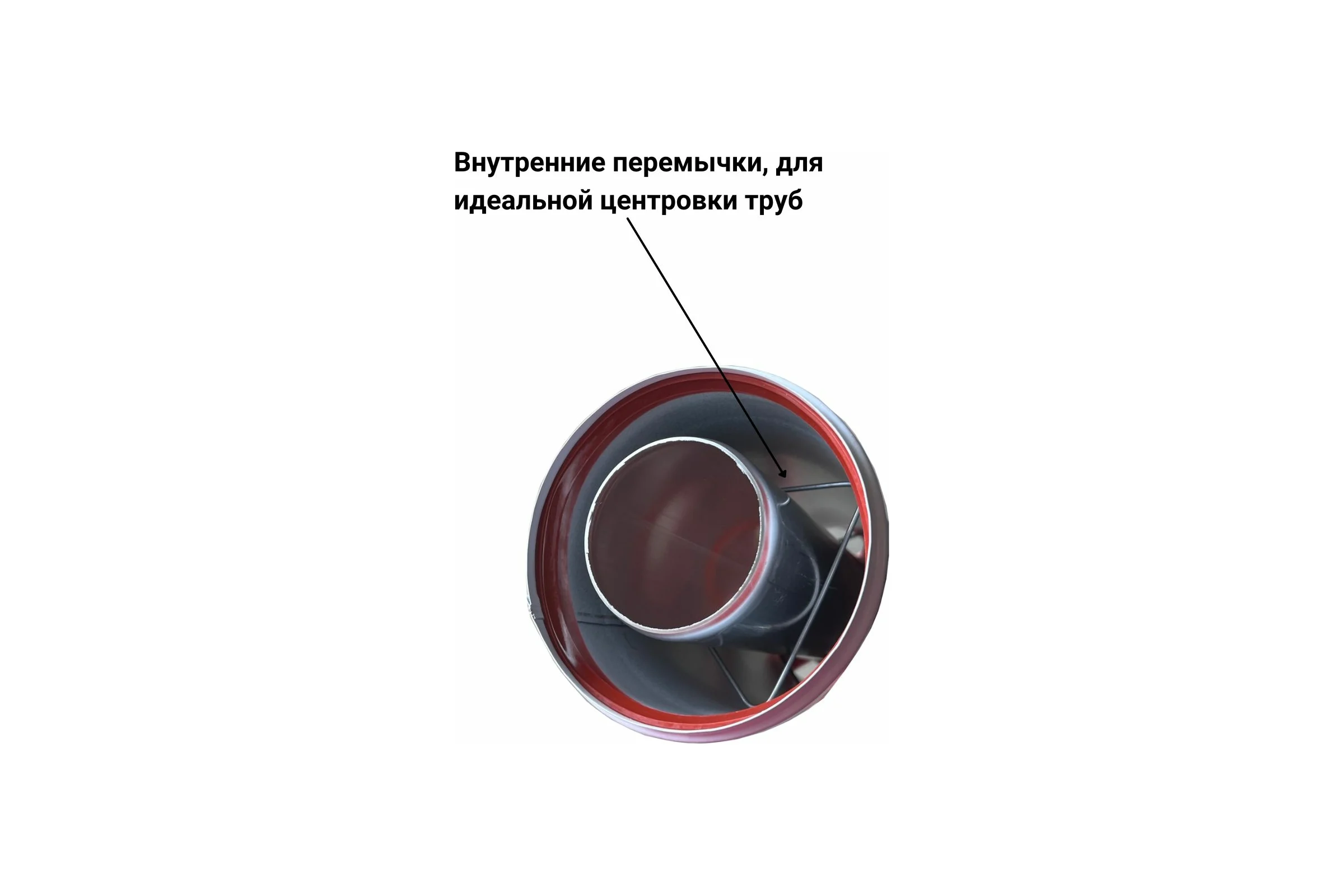 Коаксиальная труба Прок (0.25 м; 60/100 мм) ПР002482