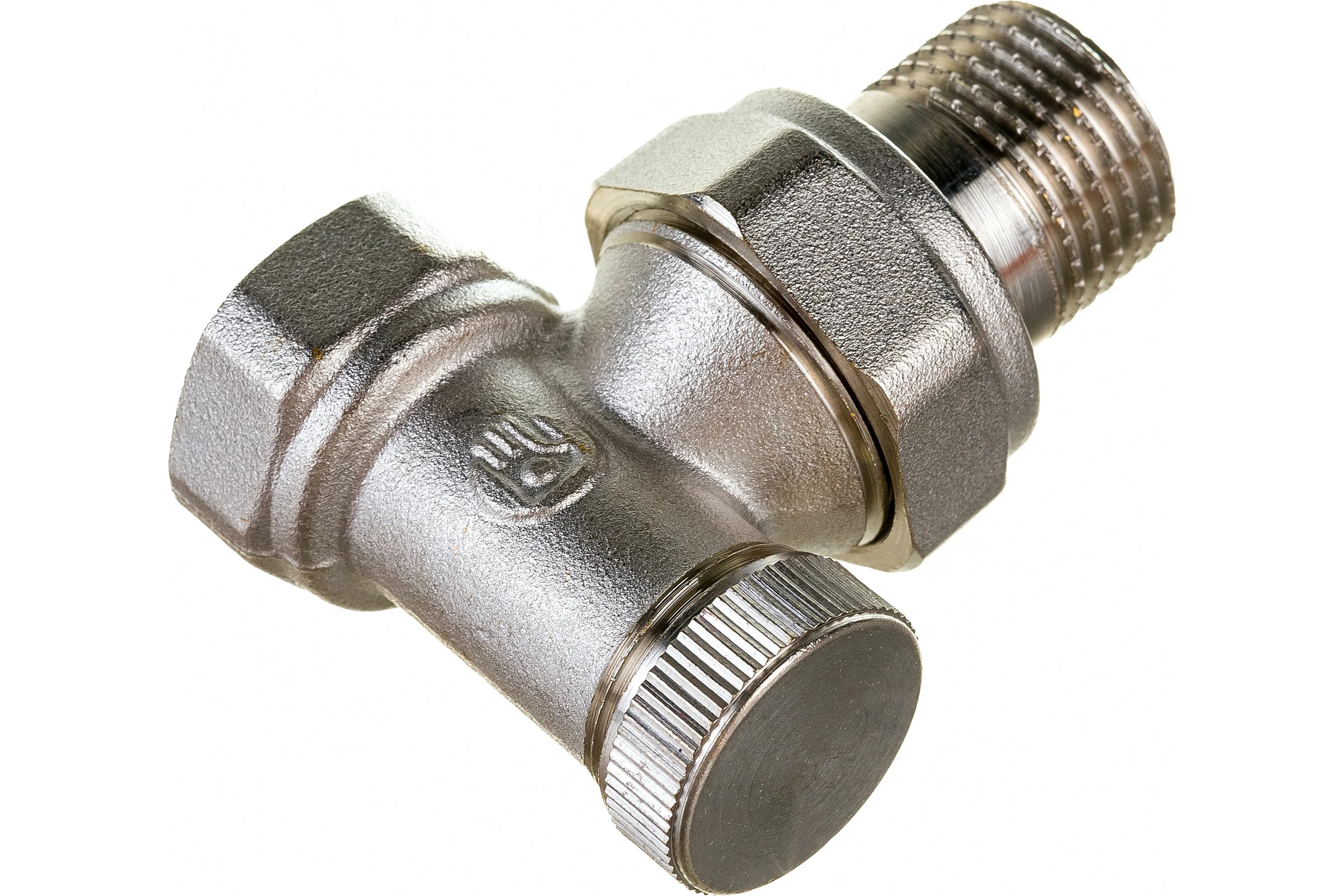 Настроечный клапан для радиатора LAMMIN угловой, 1/2" Lm19041300015
