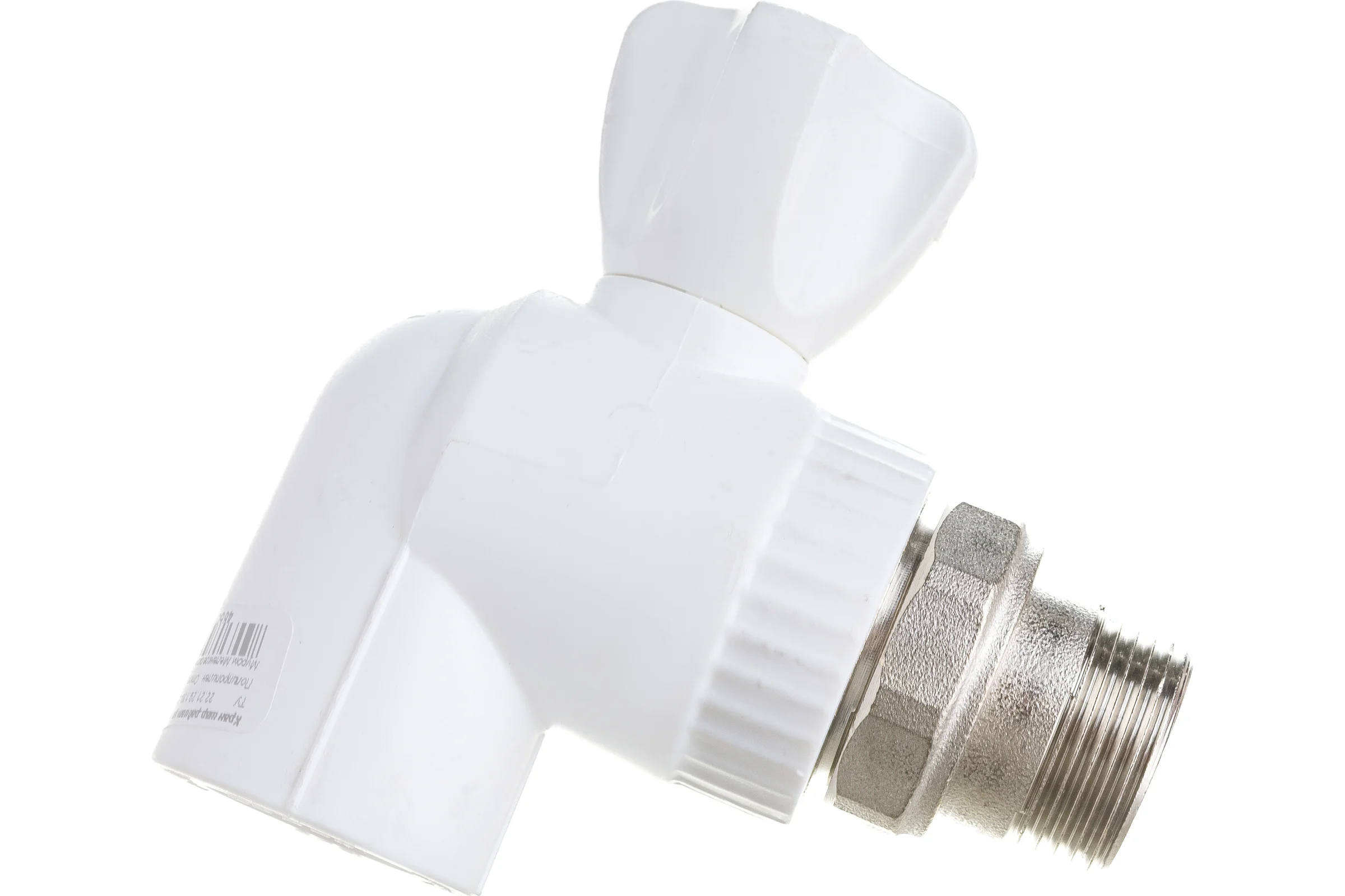 Шаровый угловой кран PPR LAMMIN PREMIUM радиаторный, 25х3/4" Lm31176025020