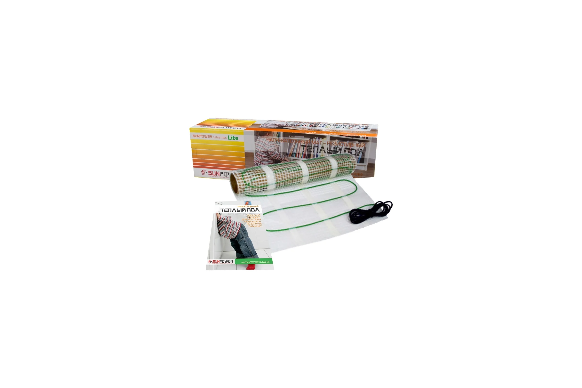 Нагревательный мат Sun Power SPCM Lite-1 м2, 150 Вт SPCM Lite /1,0
