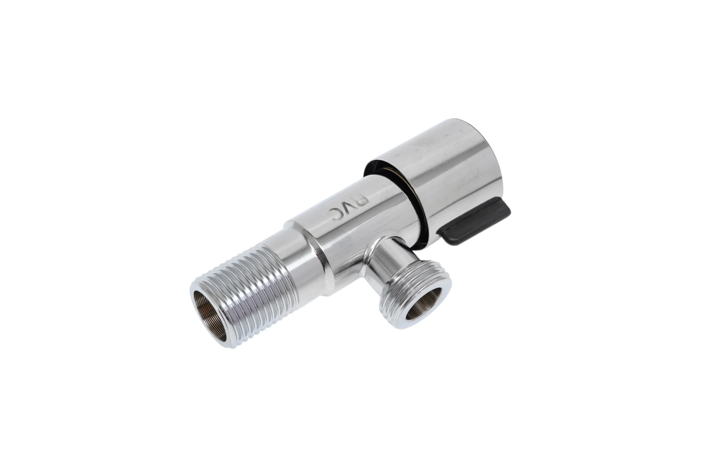 Клапан для бытовой техники Rvc (кран-букса) угловой 1/2"ш ЧЕРНЫЙ 16894