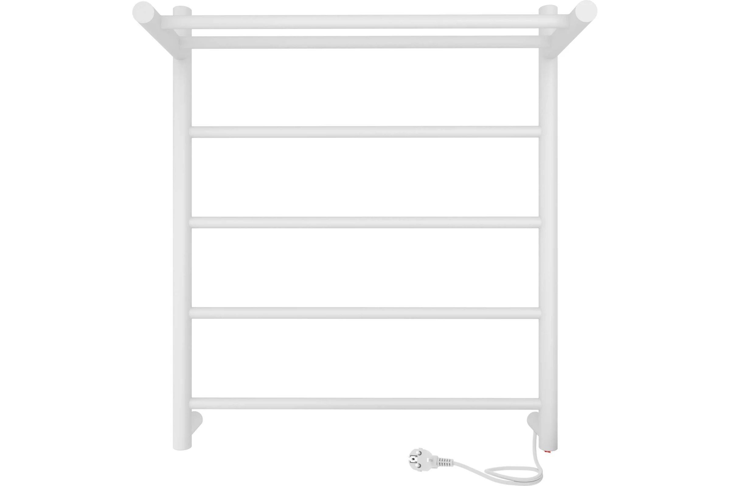 Полотенцесушитель INDIGO Line electro с полкой 60/50 (скр.монтаж, унив.подкл.R/L, белый матовый) LСLE60-50WMPR