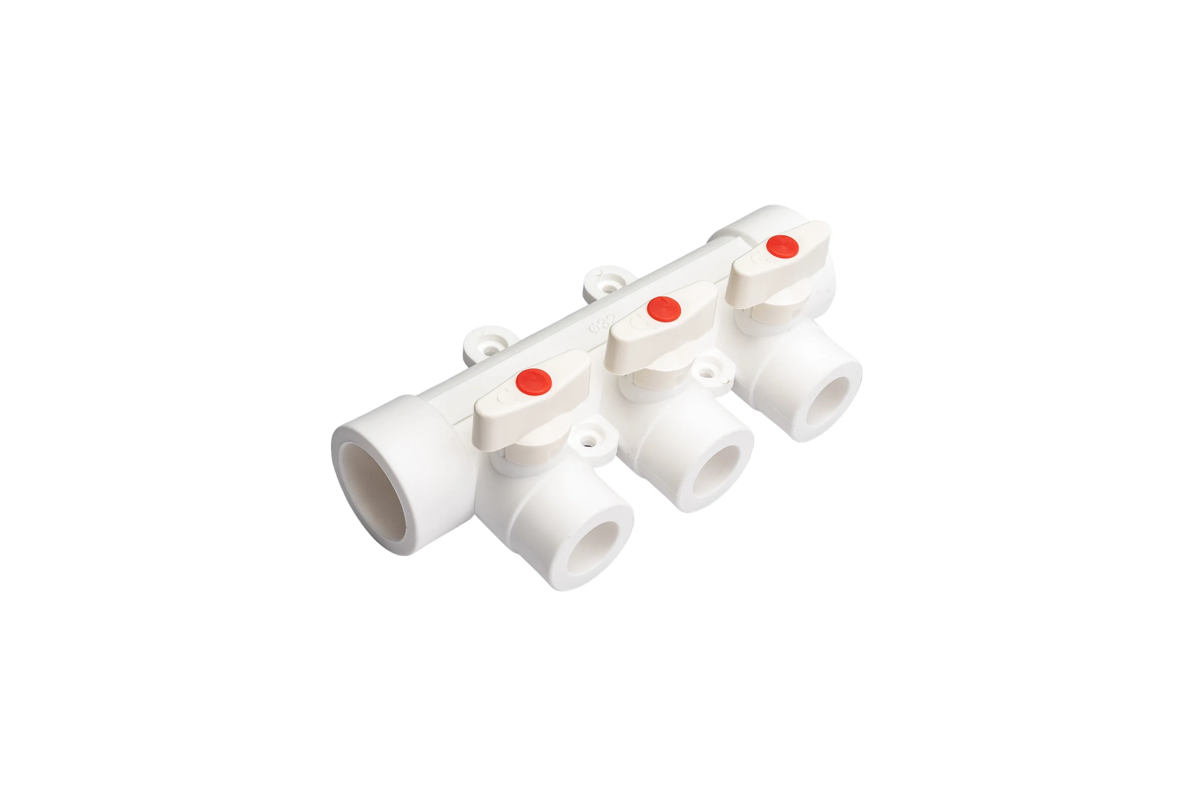 Коллектор с шаровыми кранами LAMMIN PPR 32х3 Lm31081003032