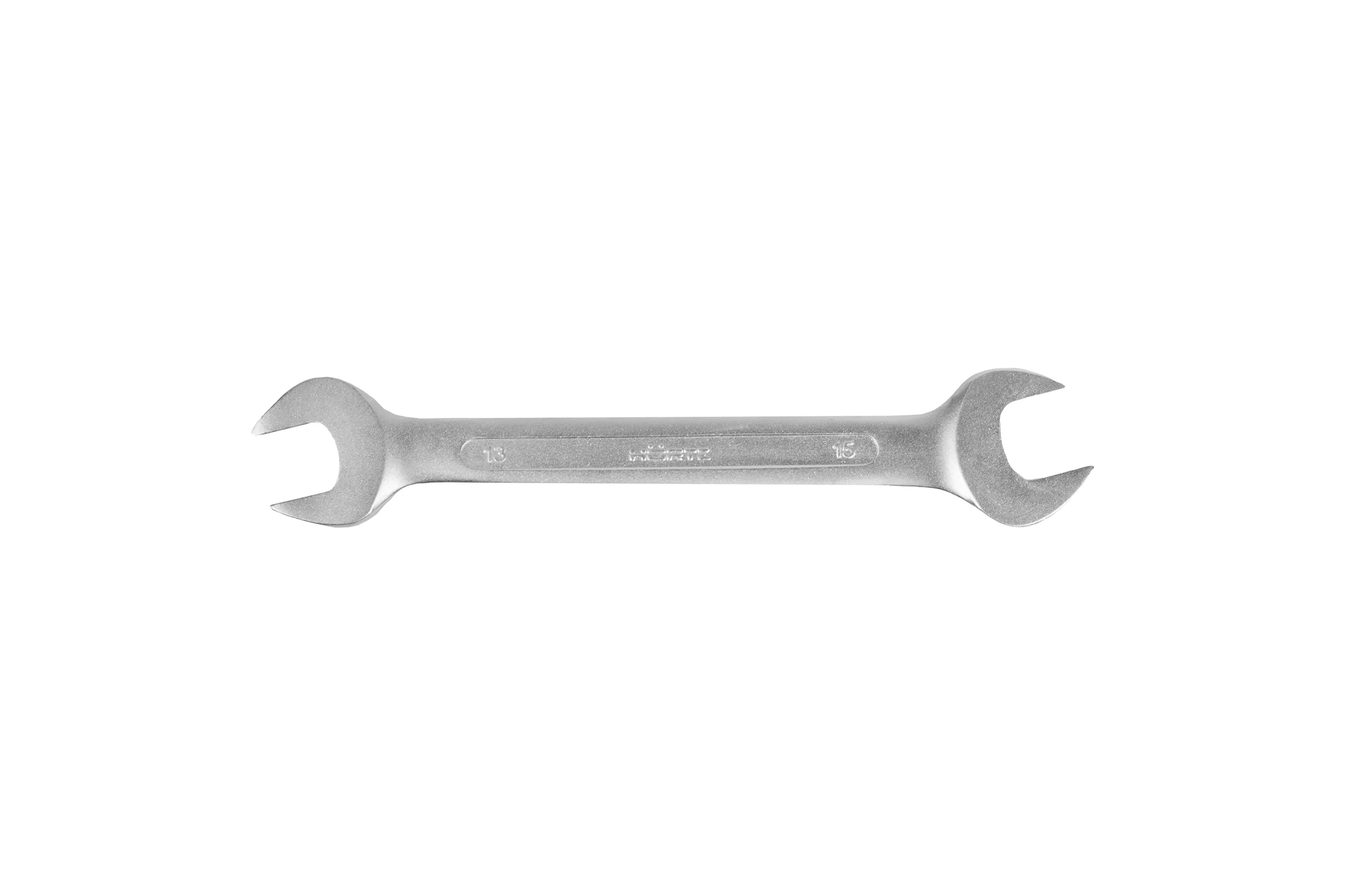 Гаечный двухсторонний ключ HORTZ HOR 13x15, хром 102226