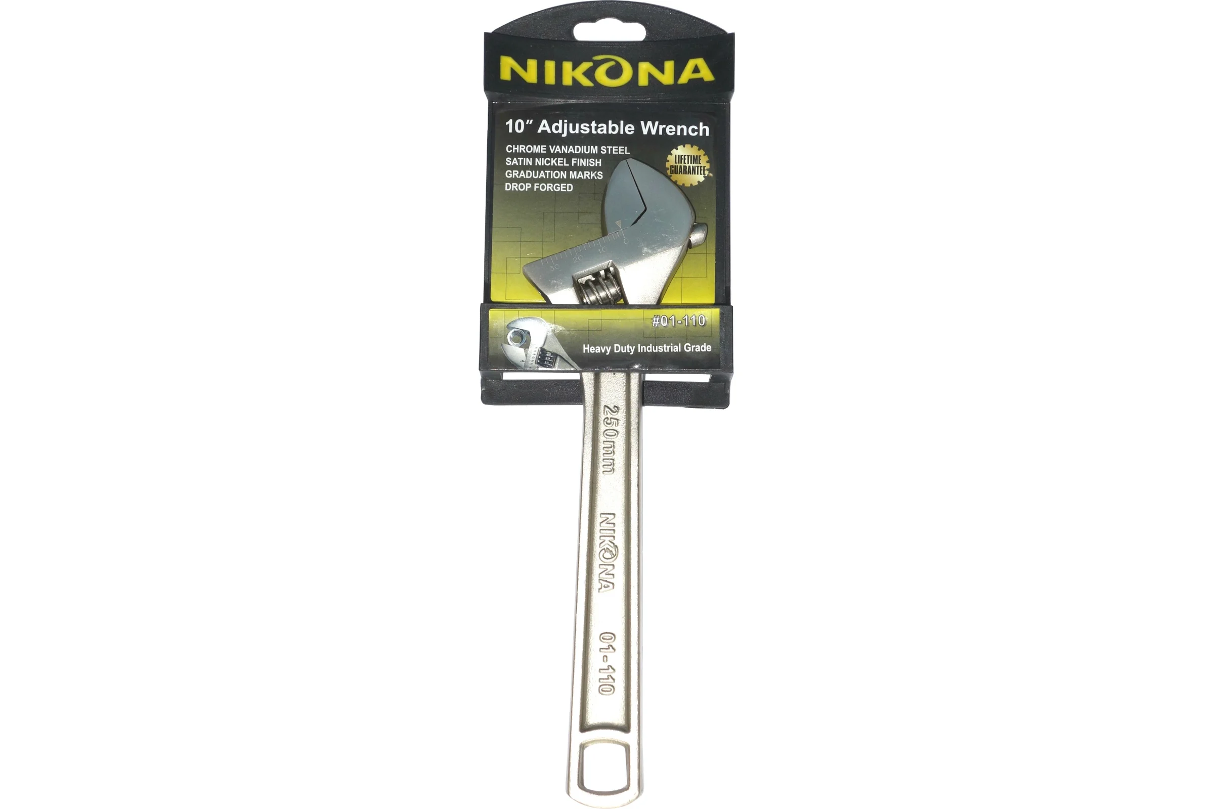 Разводной ключ NIKONA профессиональный 250мм 01-110