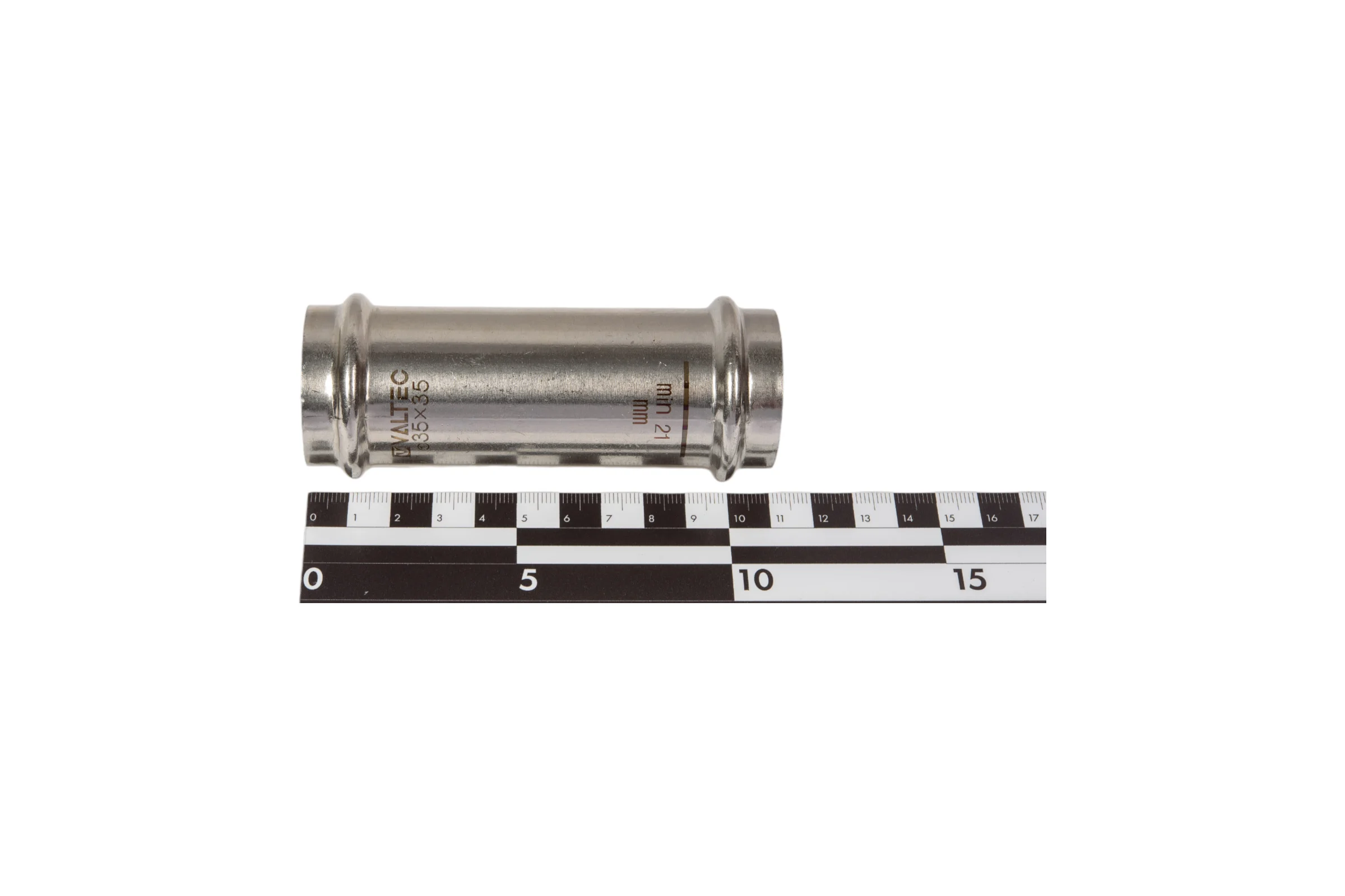 Надвижная муфта из нержавеющей стали VALTEC 35х35 VTi.904.I.003535