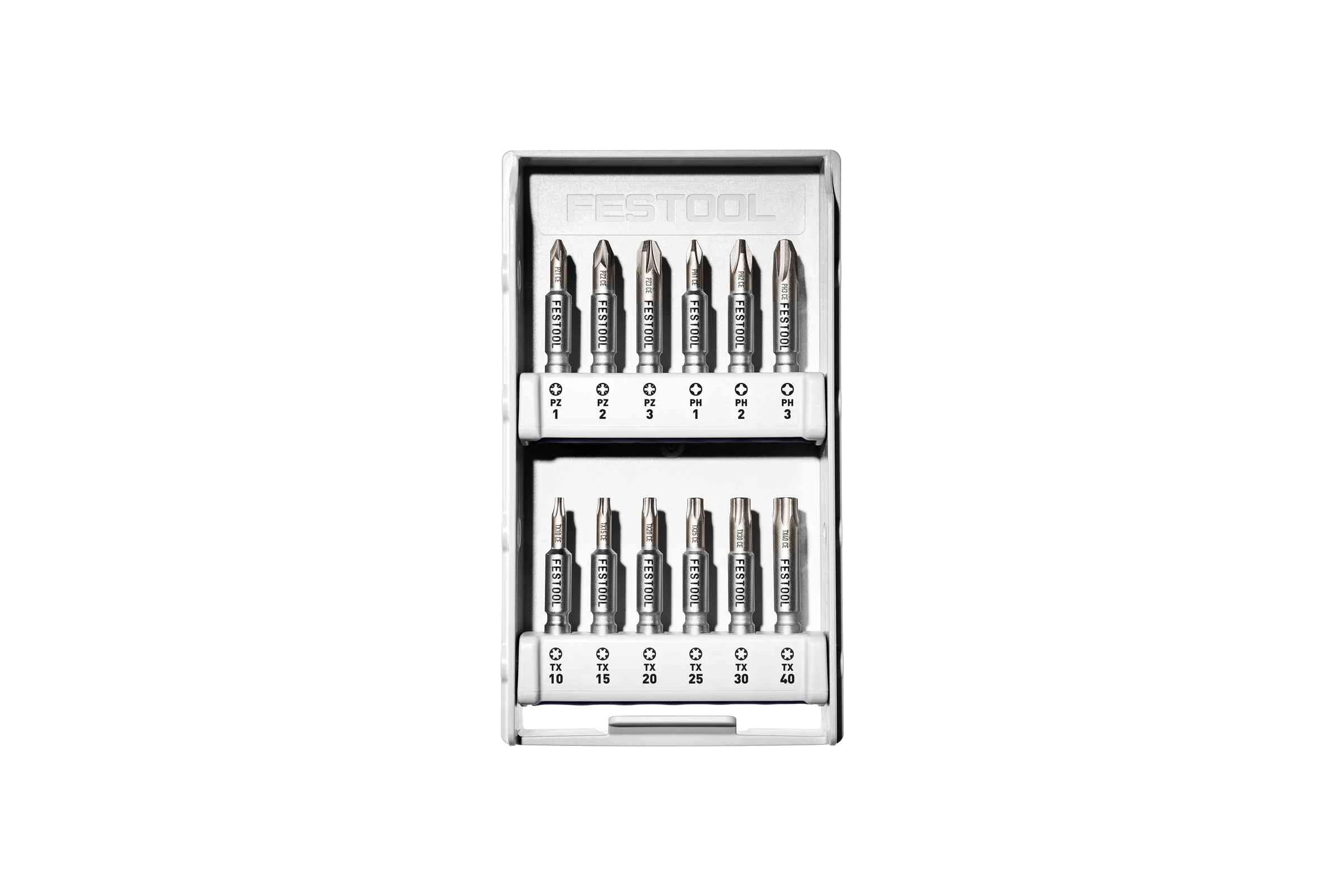 Набор бит удлиненных Centrotec DB CE 50/12-Set 1 (12 шт; 50 мм) FESTOOL 205089