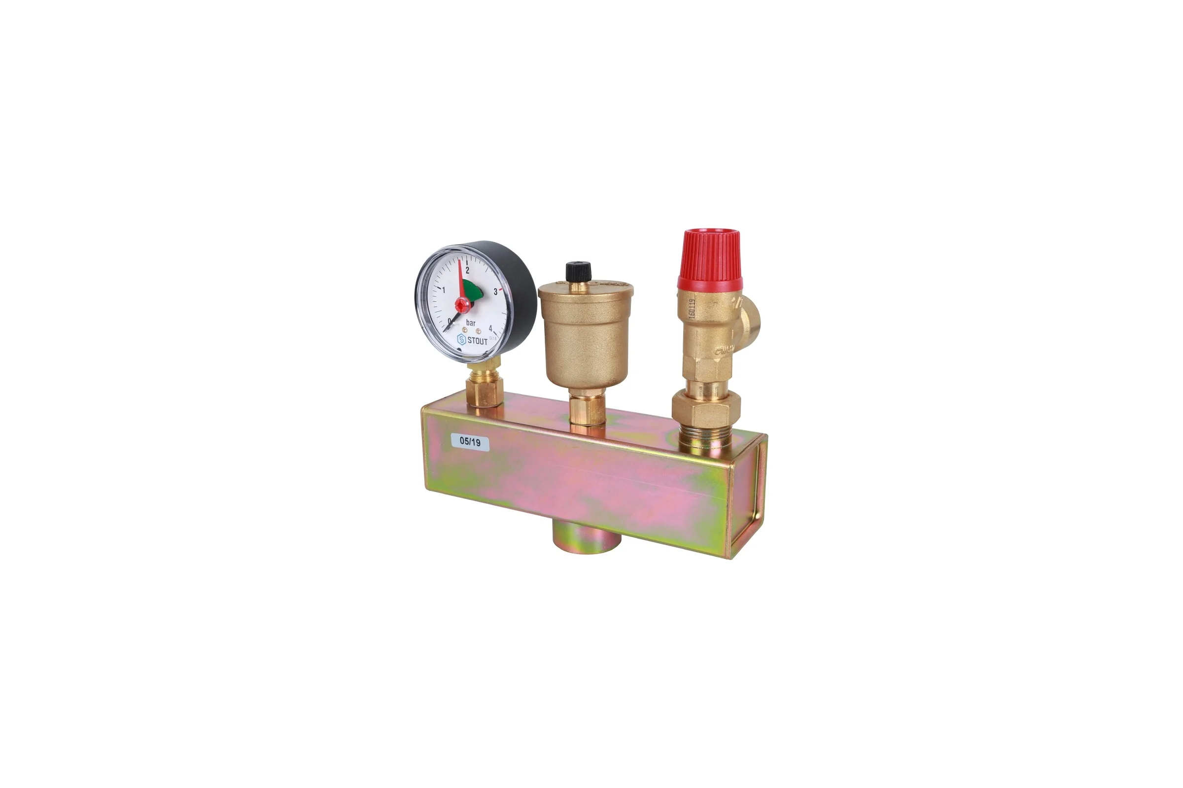 Группа безопасности котла STOUT до 50 кВт, в теплоизоляции SVS-0004-055032 RG008Q0C1H7AJU