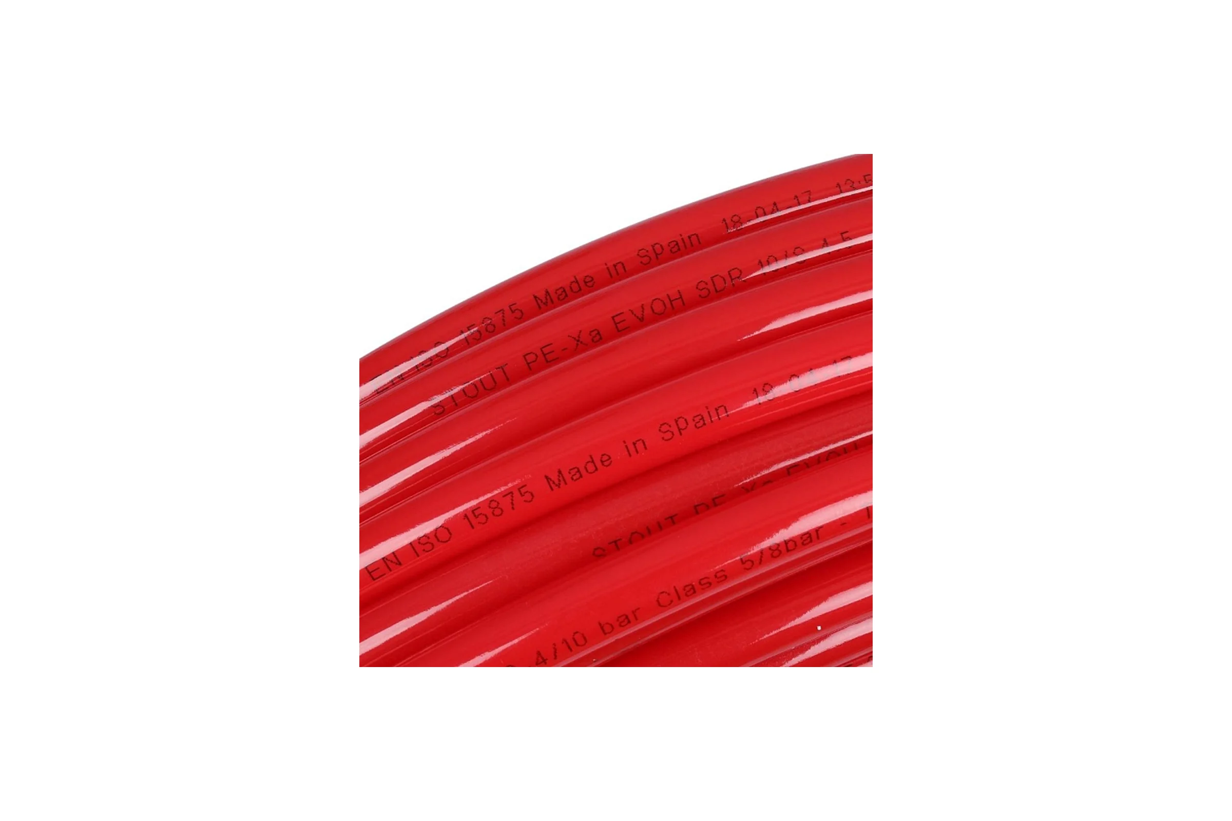 Труба STOUT из сшитого полиэтилена, красная 20х2,0 мм, бухта, 500 м PEX-a SPX-0002-502020 RG008SKC8D5CBB