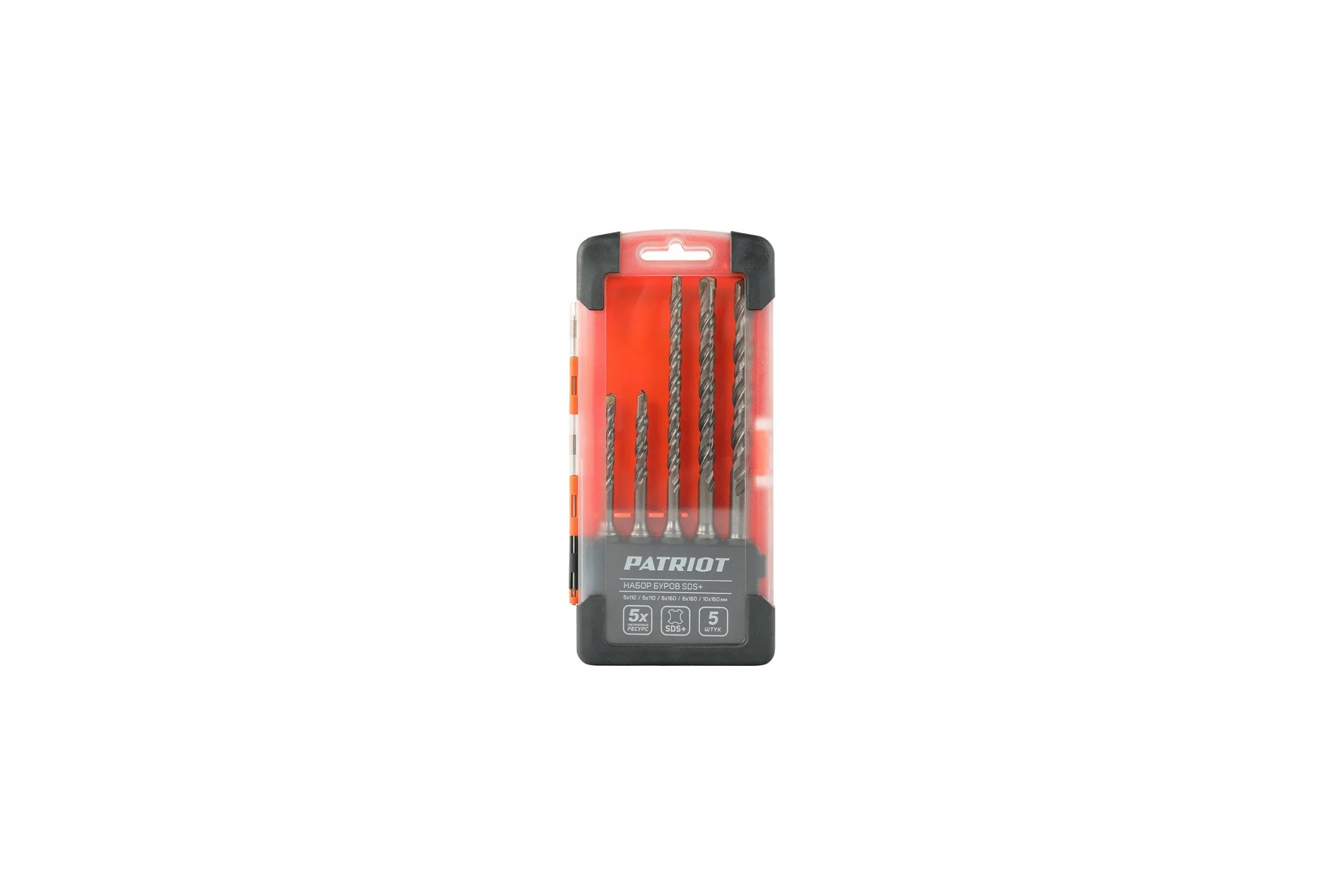 Набор буров SDS-Plus 5 шт EDGE by PATRIOT 815010101
