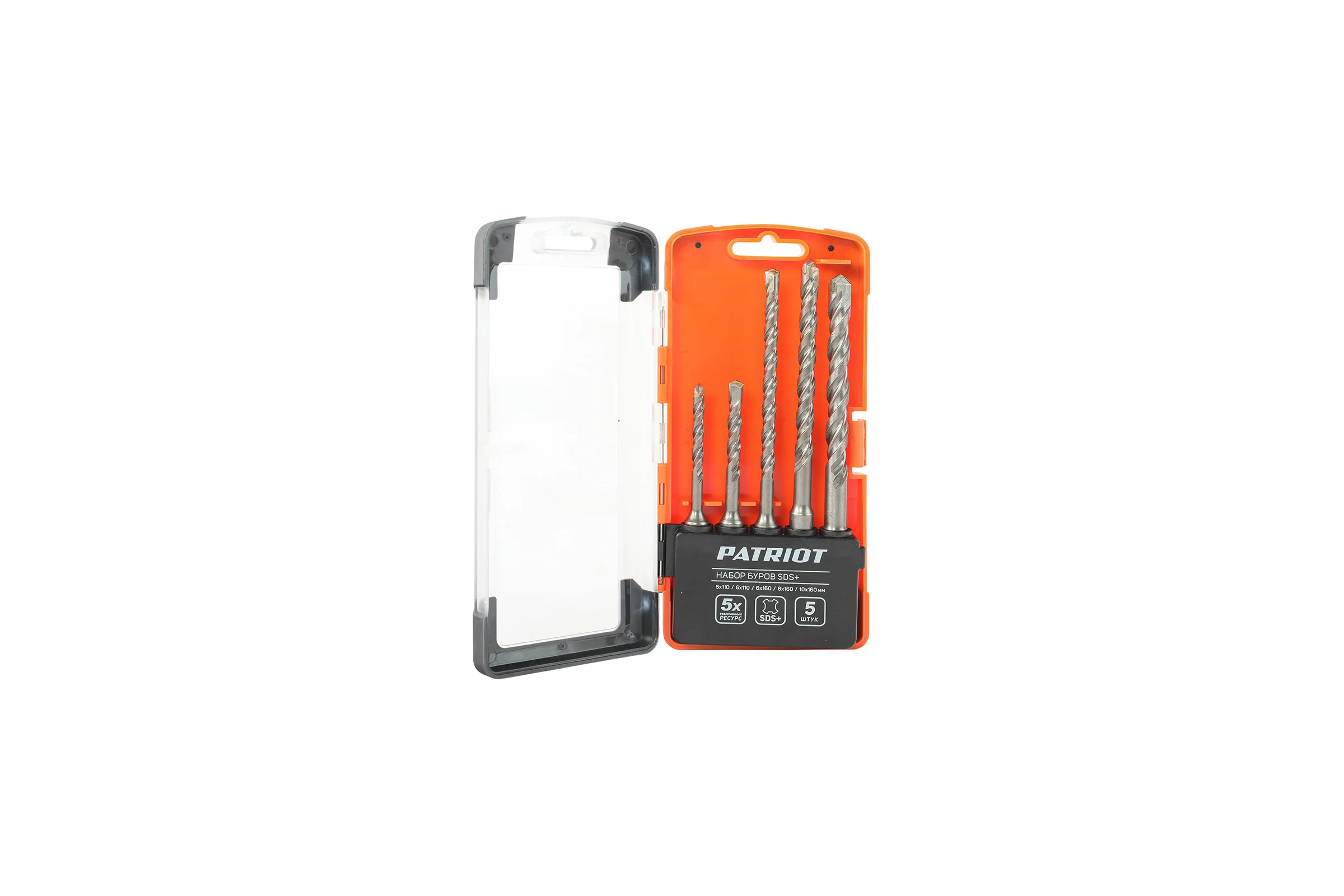 Набор буров SDS-Plus 5 шт EDGE by PATRIOT 815010101