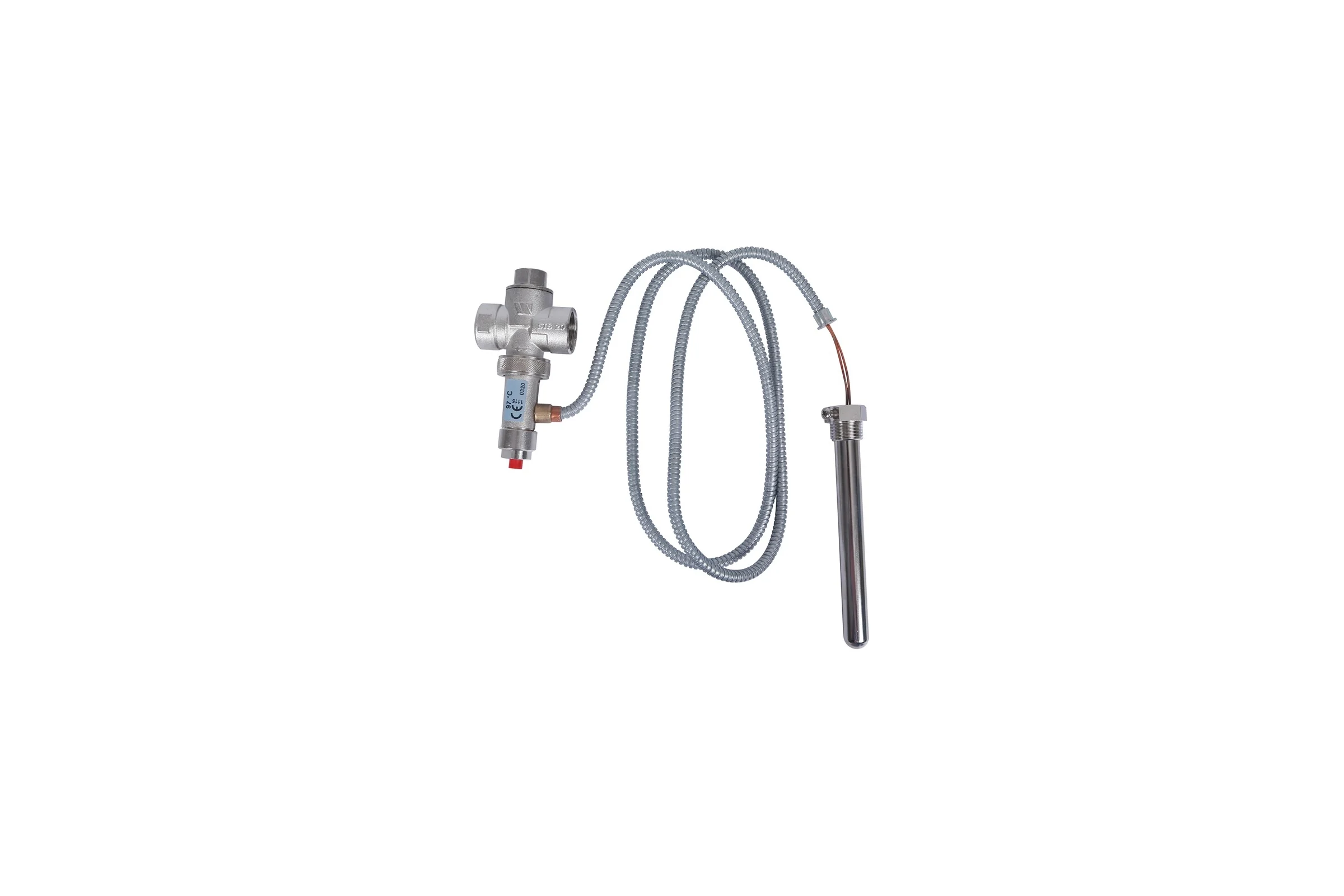 Термоклапан для твердотопливных котлов STOUT 1/2", капиляр, 1300 мм SVS-0007-000015 RG008UL6J9UK7A
