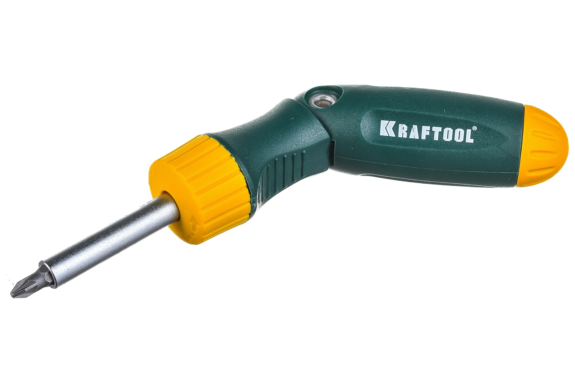 Реверсная рычажная отвертка KRAFTOOL BIT-LOCK 26151-H21
