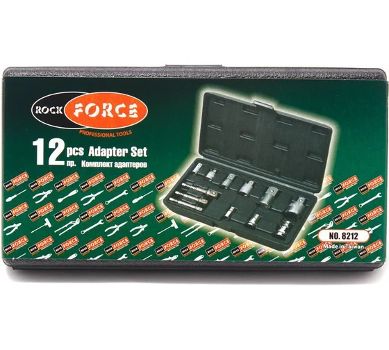 Набор адаптеров 12 предметов ROCKFORCE RF-8212(1344)