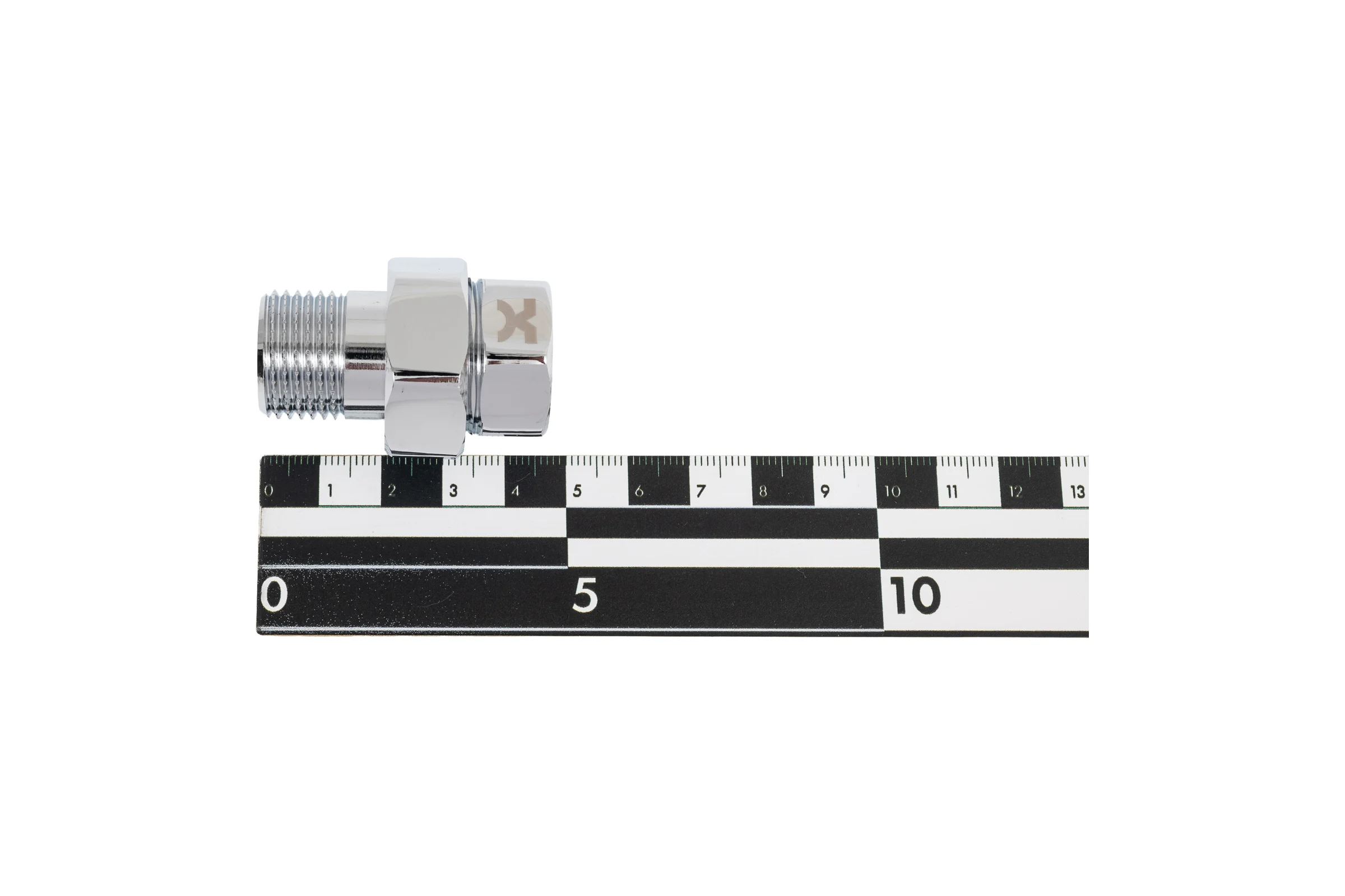Разъемный соединитель IVANCI хромированный 1/2" IVC.104341Cr.N.03