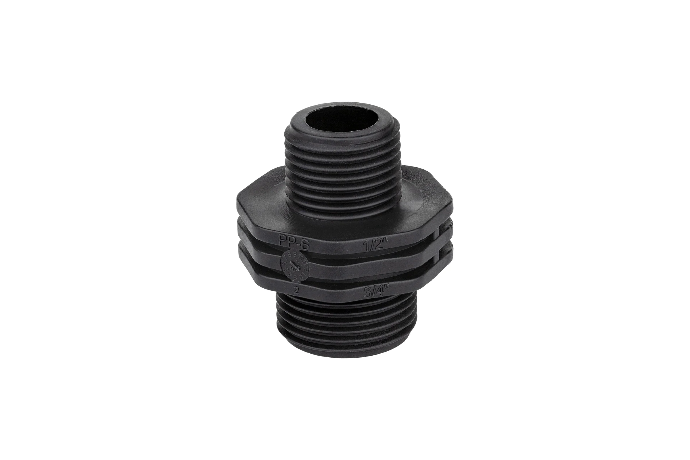 Ниппель пластиковый переходной MasterProf 3/4" х 1/2" н/н ДС.071908