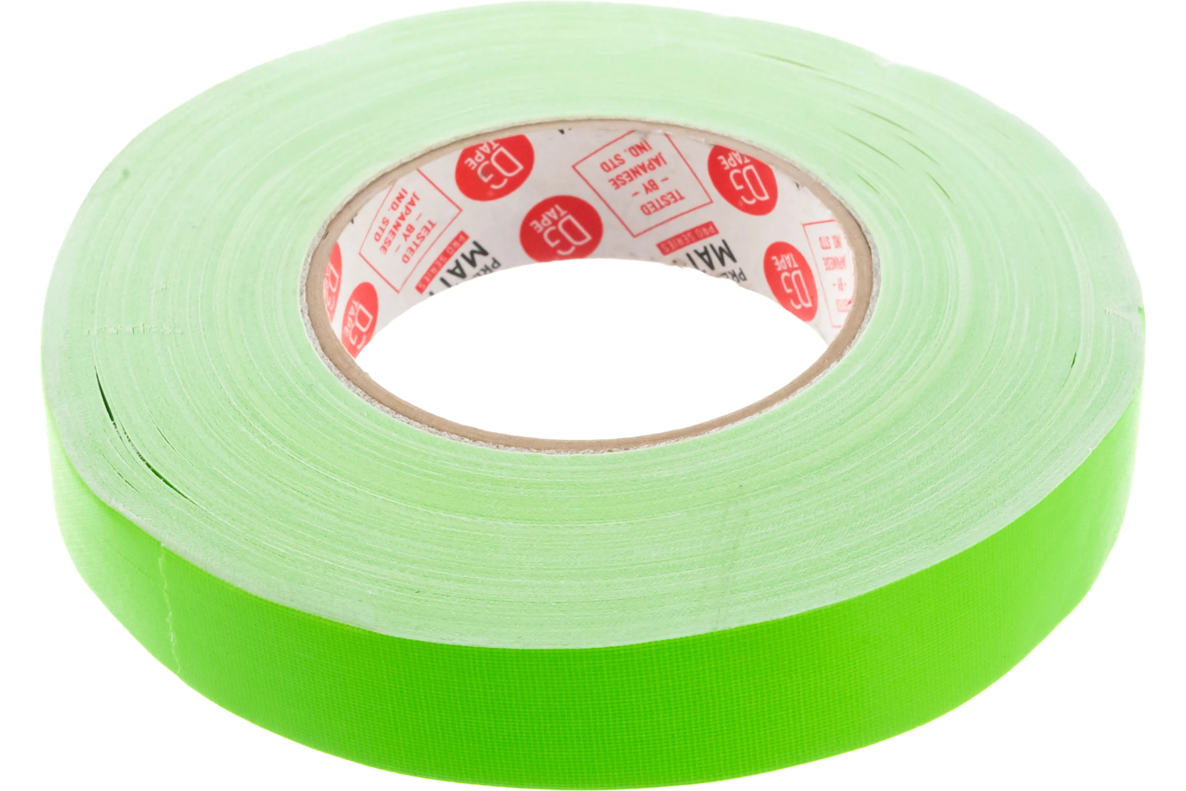 Клейкая лента DGTAPE MATT - Гаффа тейп 25мм/50м - Светло-Зеленый Chroma Key MATT50025/50/LGR