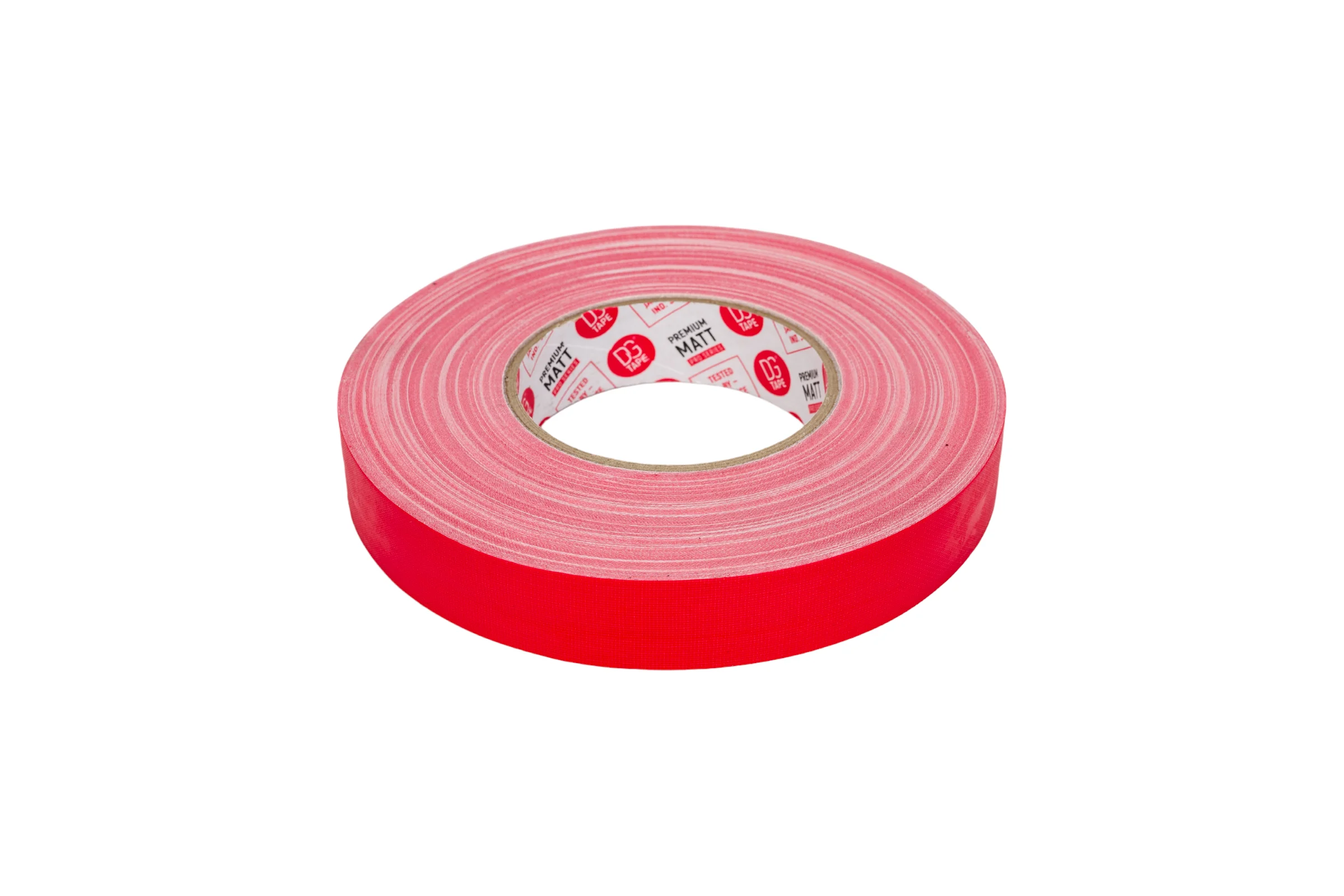 Клейкая лента DGTAPE MATT - Гаффа тейп 25мм/50м - Красный MATT50025/50/R