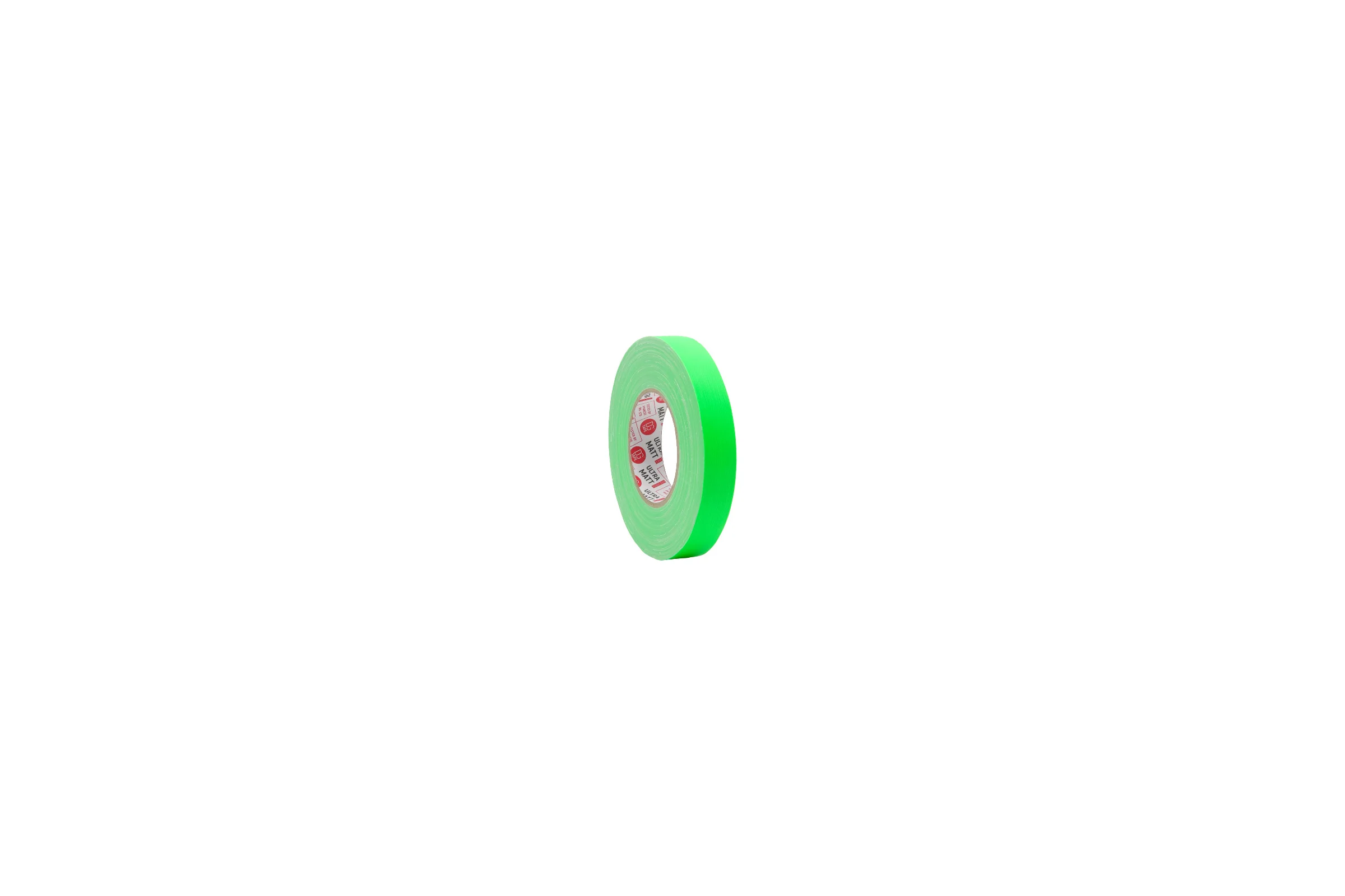 Клейкая лента DGTAPE ultraMATT - Гаффа тейп 25мм/50м - Зеленый (светится в ультрафиолете) UMF25/50/G