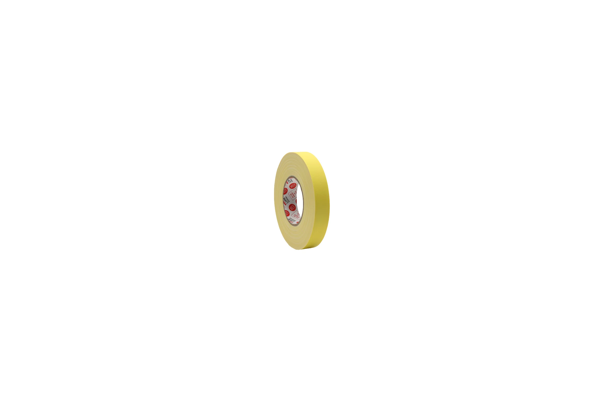 Клейкая лента DGTAPE MATT - Гаффа тейп 25мм/50м - Светло-Желтый MATT50025/50/Y