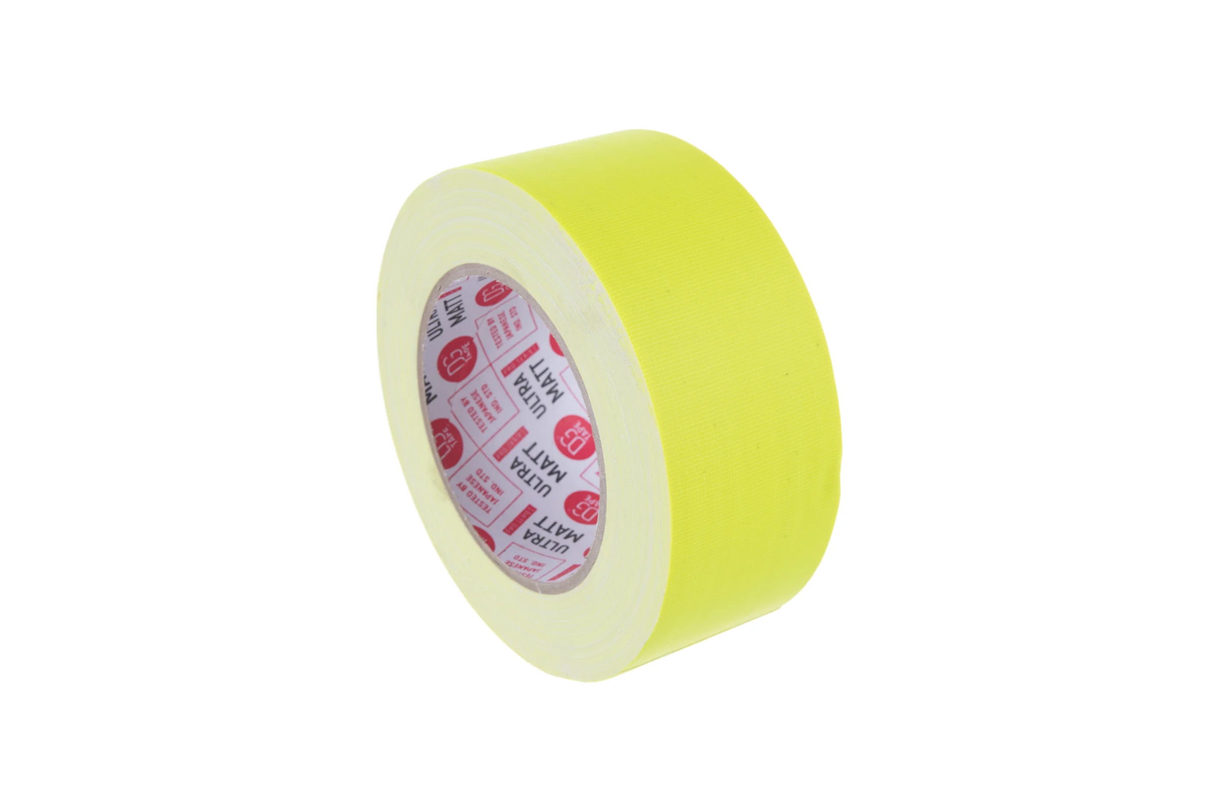 Клейкая лента DGTAPE ultraMATT - Гаффа тейп 50мм/25м - Желтый (светится в ультрафиолете) UMF50/25/Y