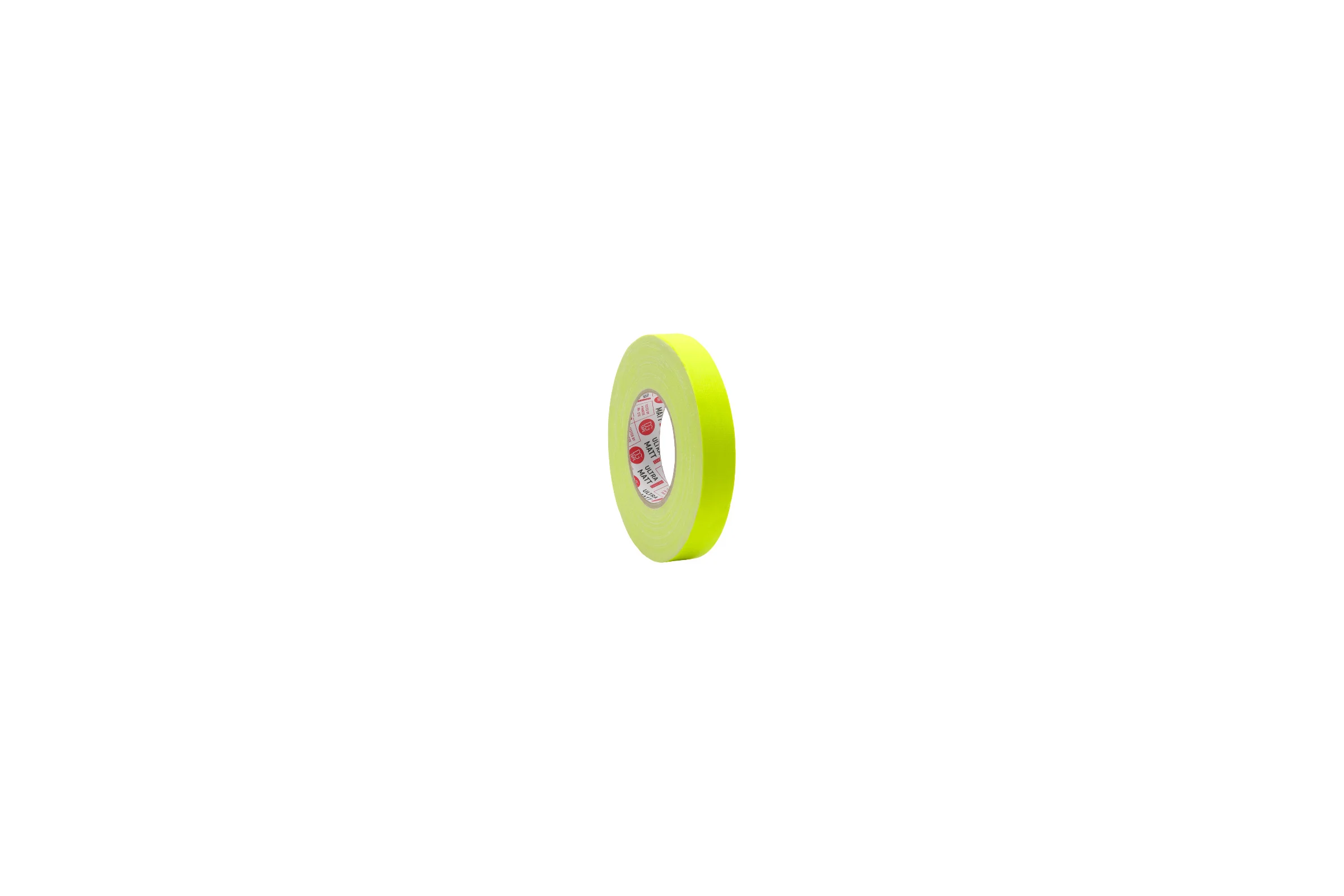 Клейкая лента DGTAPE ultraMATT - Гаффа тейп 25мм/50м - Желтый (светится в ультрафиолете) UMF25/50/Y