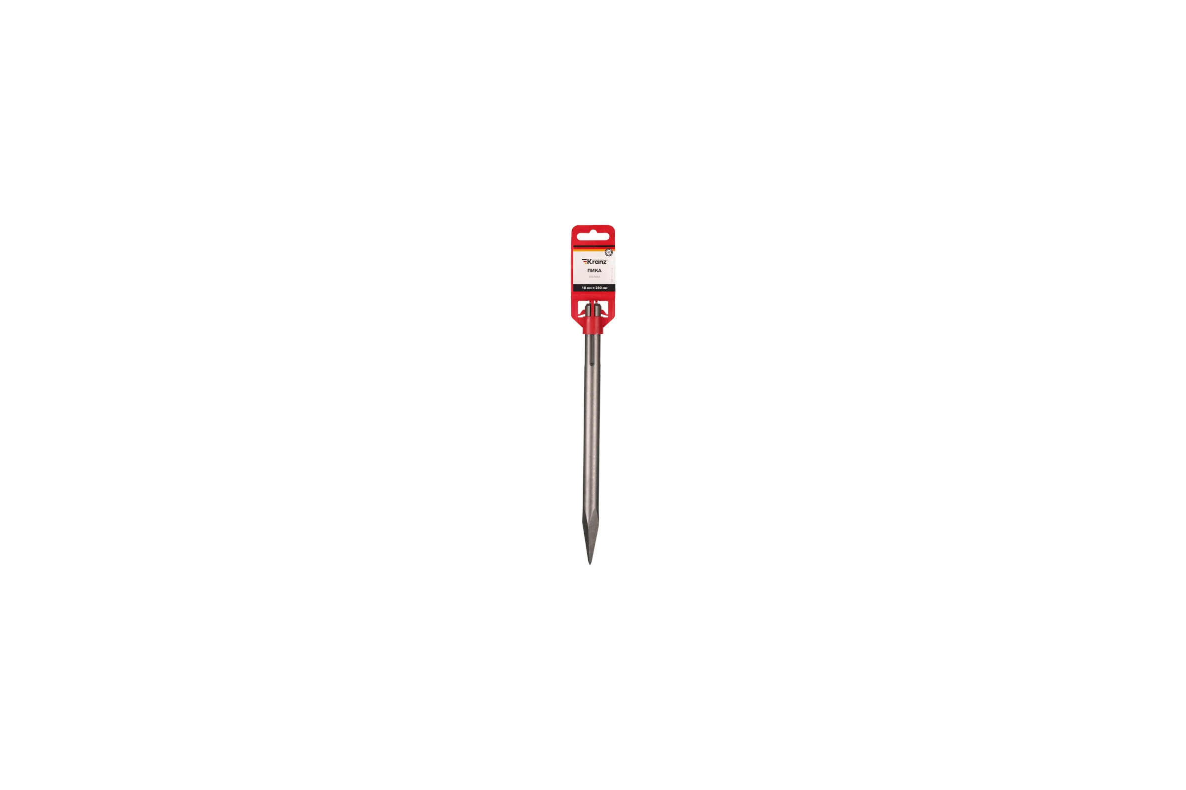Пика KRANZ 18x280мм, хвостовик SDS-max KR-91-0224