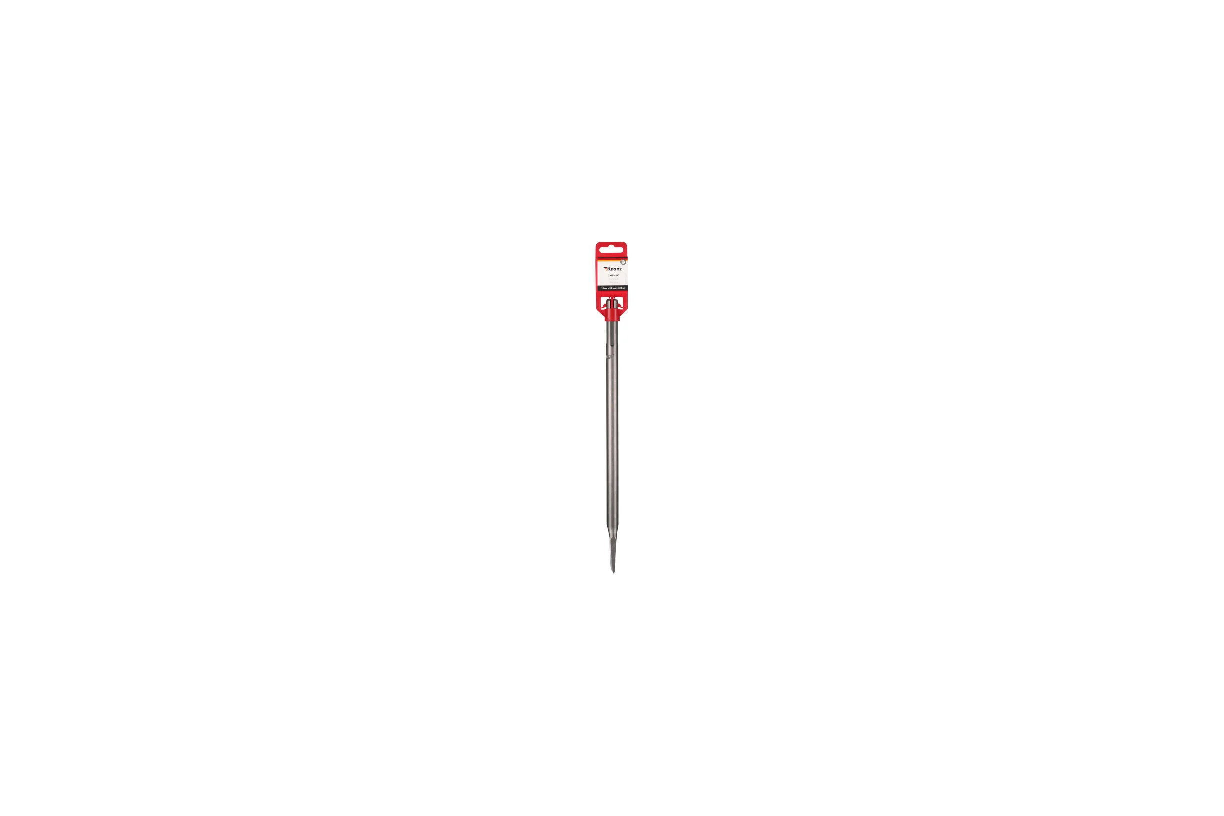 Зубило плоское KRANZ 18x25x400мм, хвостовик SDS-max KR-91-0222