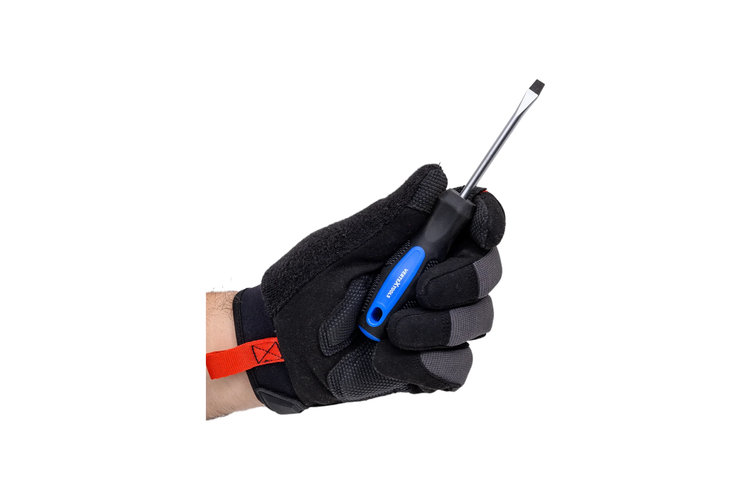 Шлицевая отвертка vertextools 5x75 мм 0051-5-75