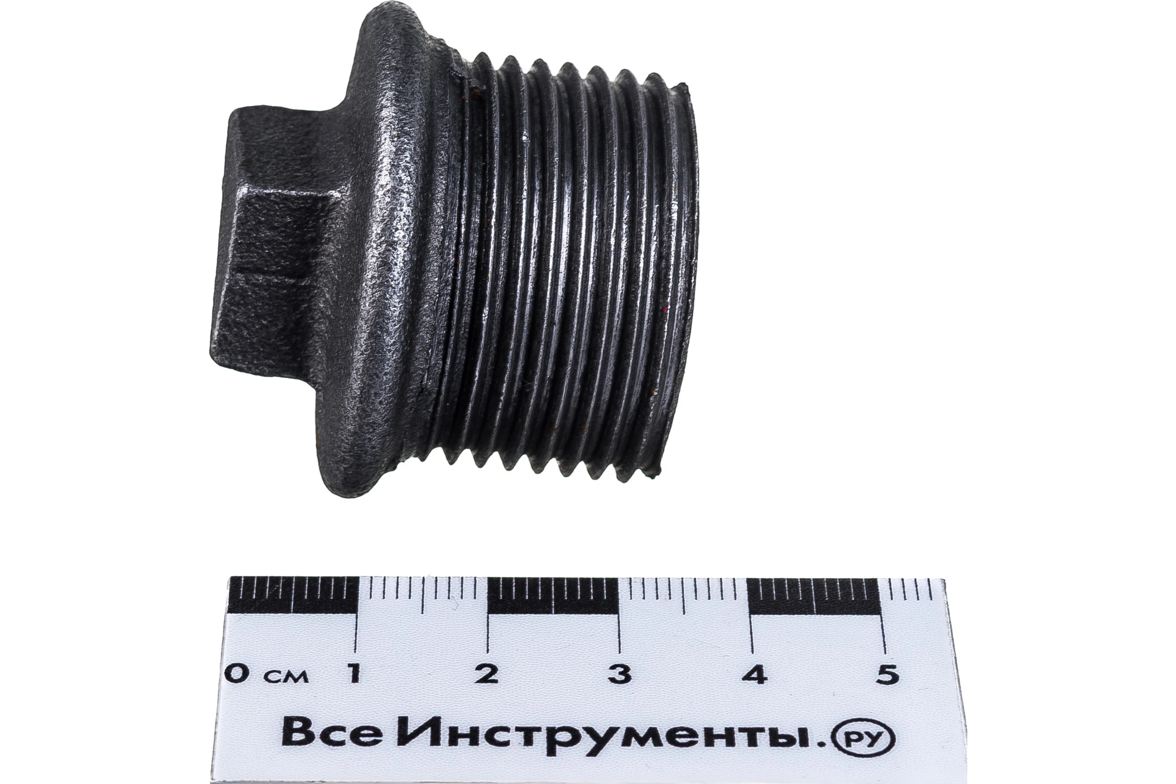 Заглушка чугун Fittex PLUS Ду 25 1" НР 128-0905