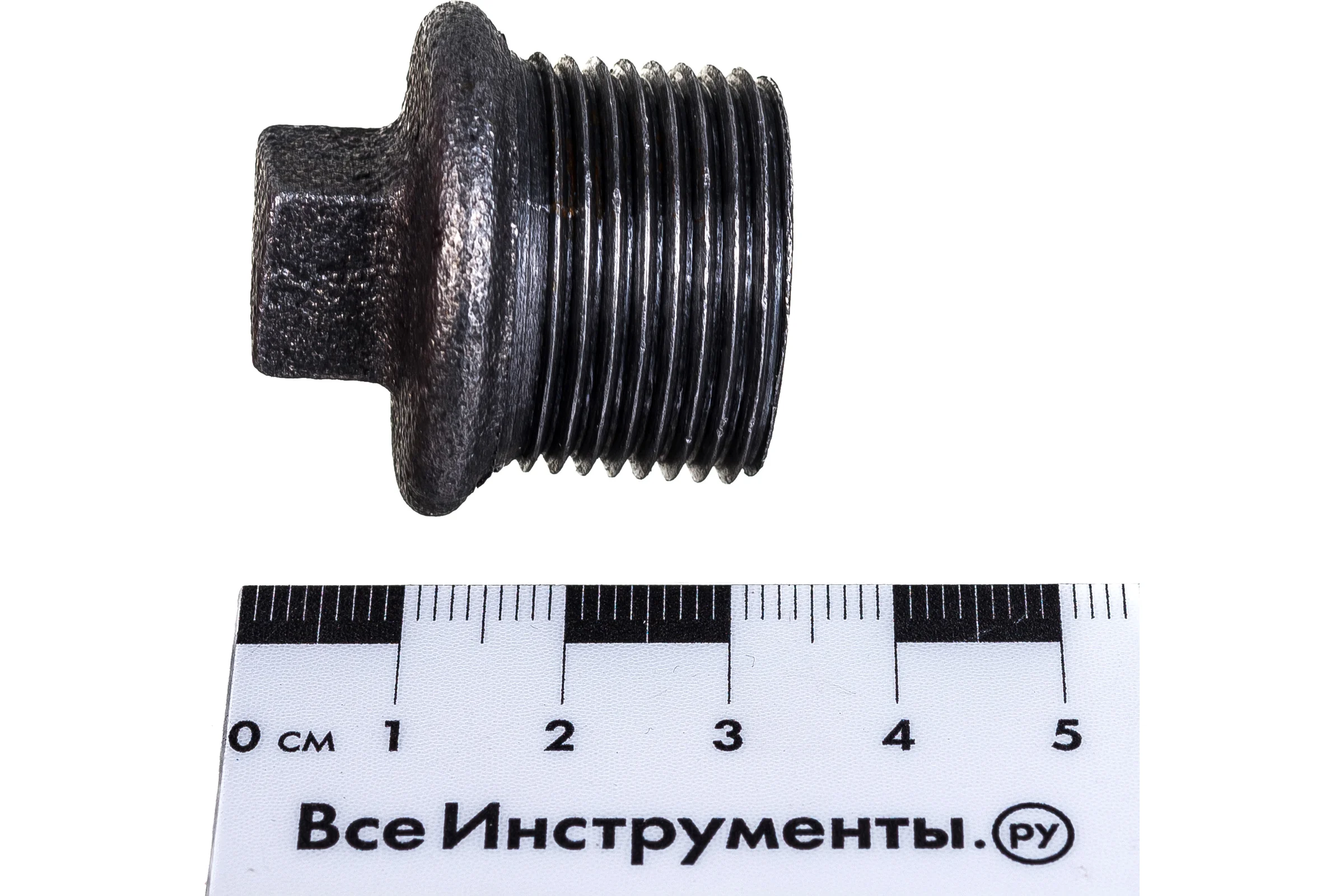 Заглушка чугун Fittex PLUS Ду 20 3/4" НР 128-0904
