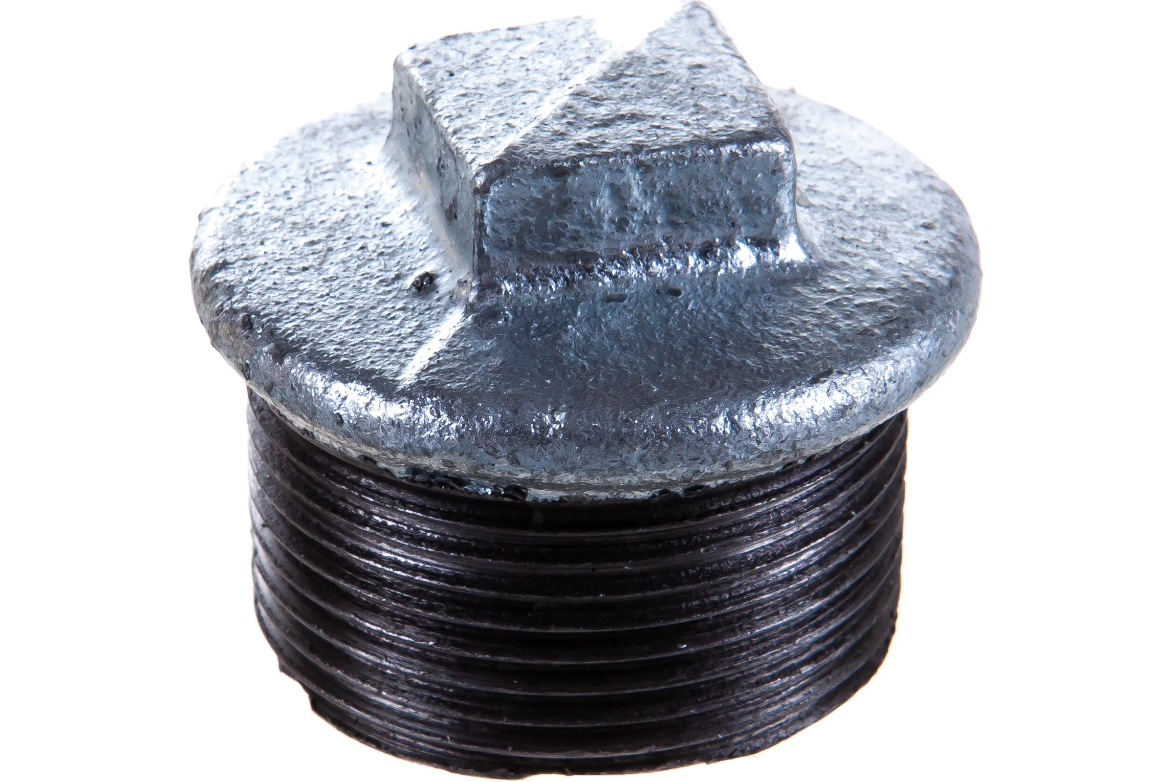 Заглушка чугун оцинкованная Fittex PLUS Ду 32 1 1/4" НР 128-3201