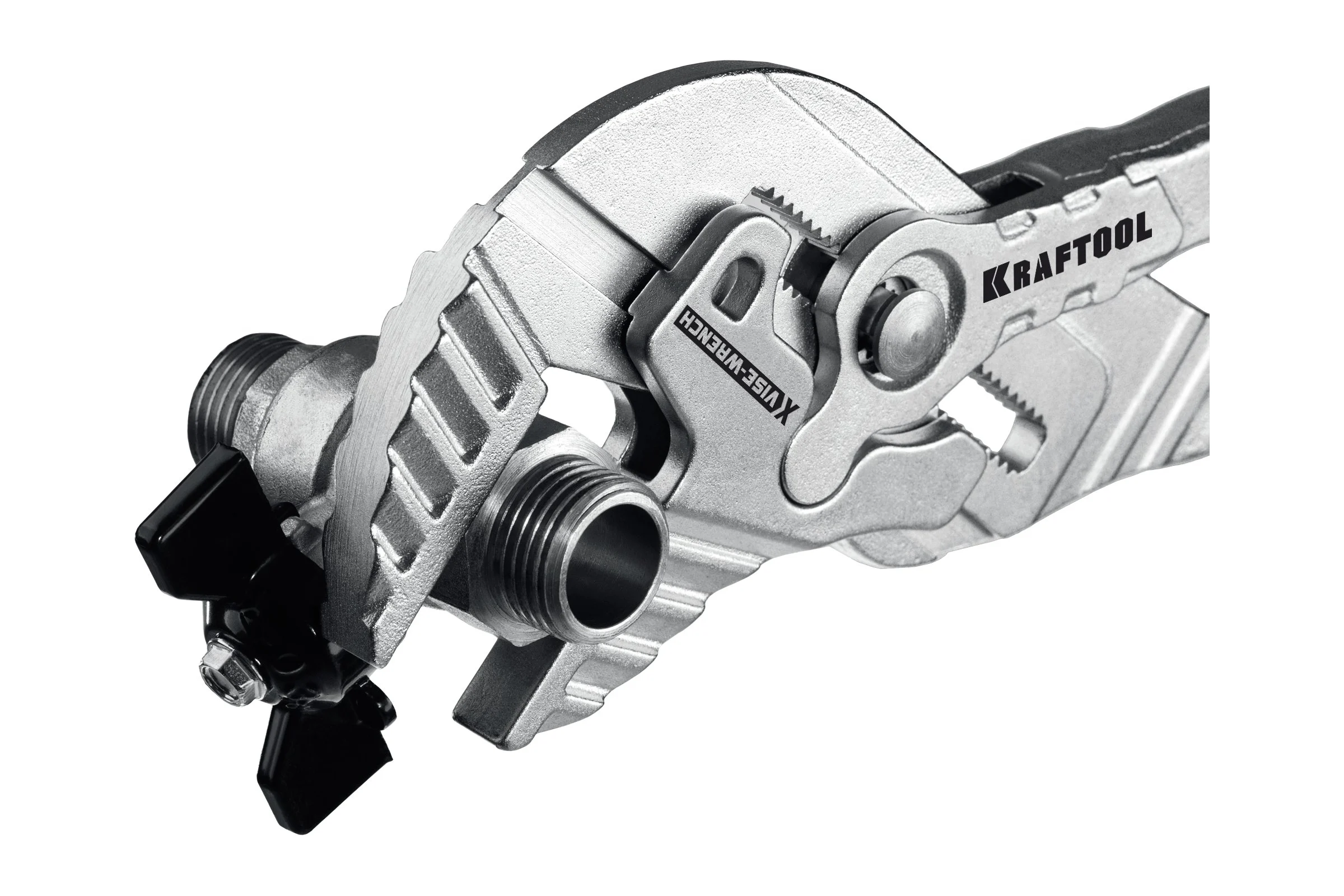 Клещи переставные-гаечный ключ KRAFTOOL Vise-Wrench X 300 мм 22069
