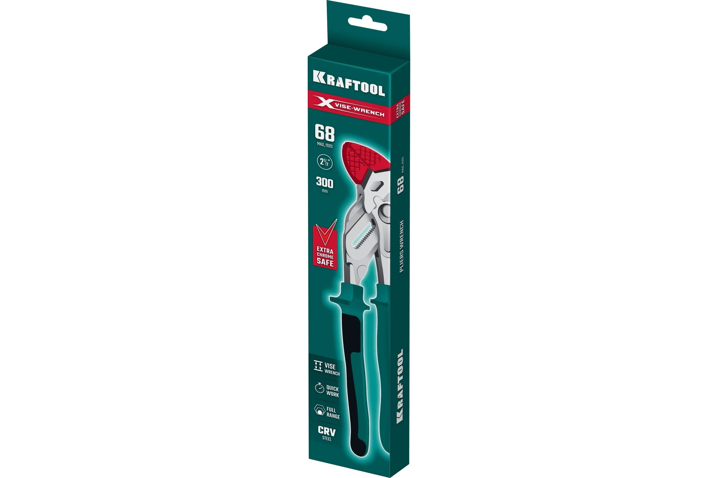 Клещи переставные-гаечный ключ KRAFTOOL Vise-Wrench X 300 мм 22069