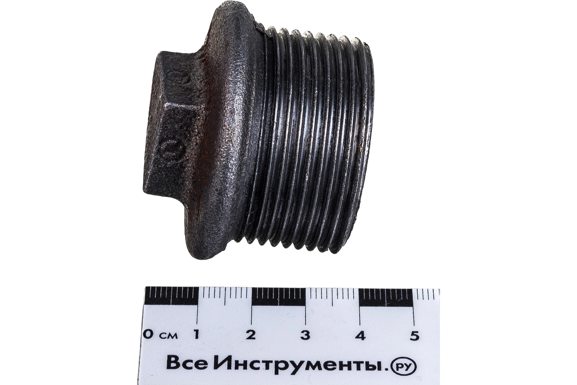 Заглушка чугун Fittex PLUS Ду 32 1 1/4" НР 128-0906