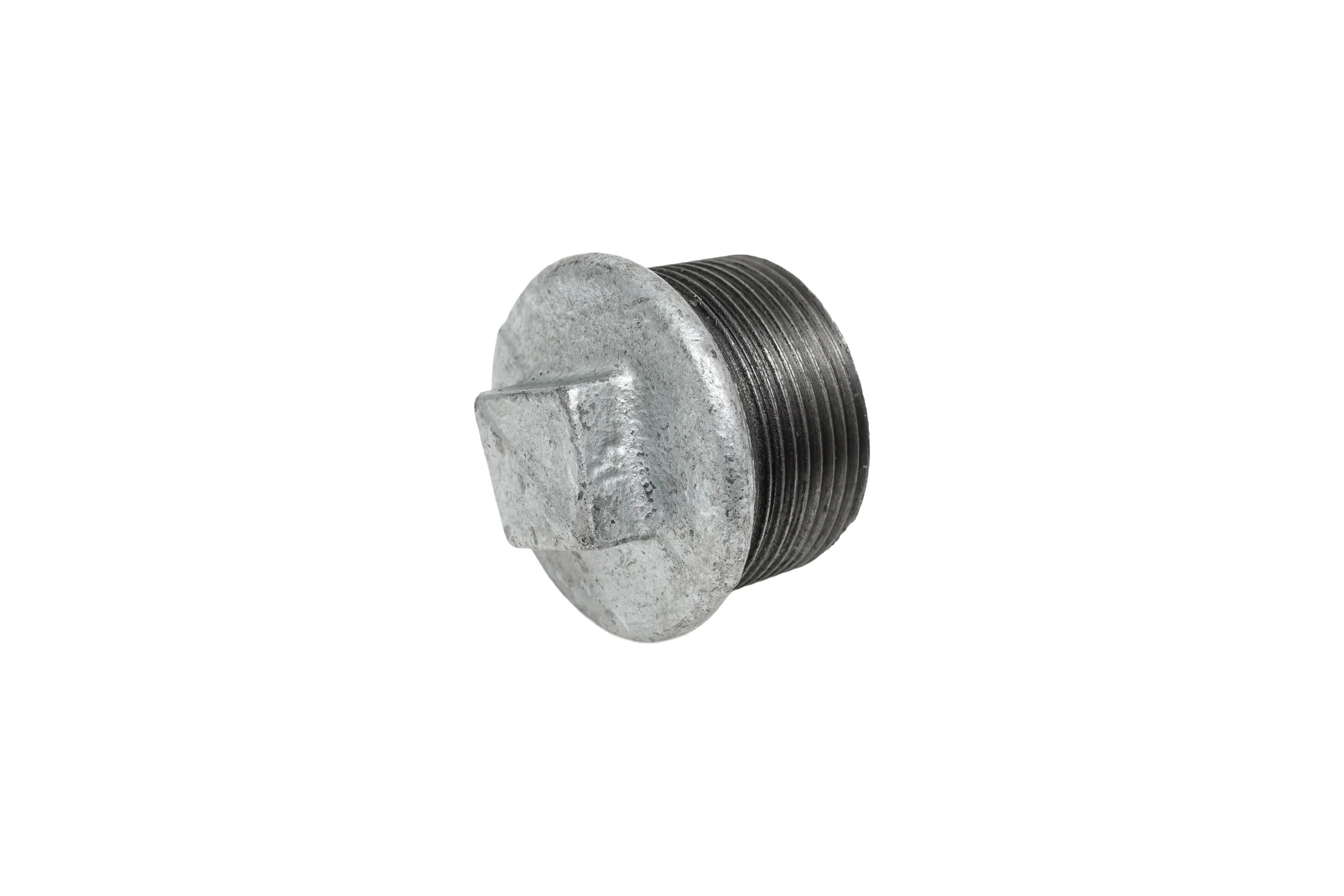 Заглушка чугун оцинкованная Fittex PLUS Ду 40 1 1/2" НР 128-3202