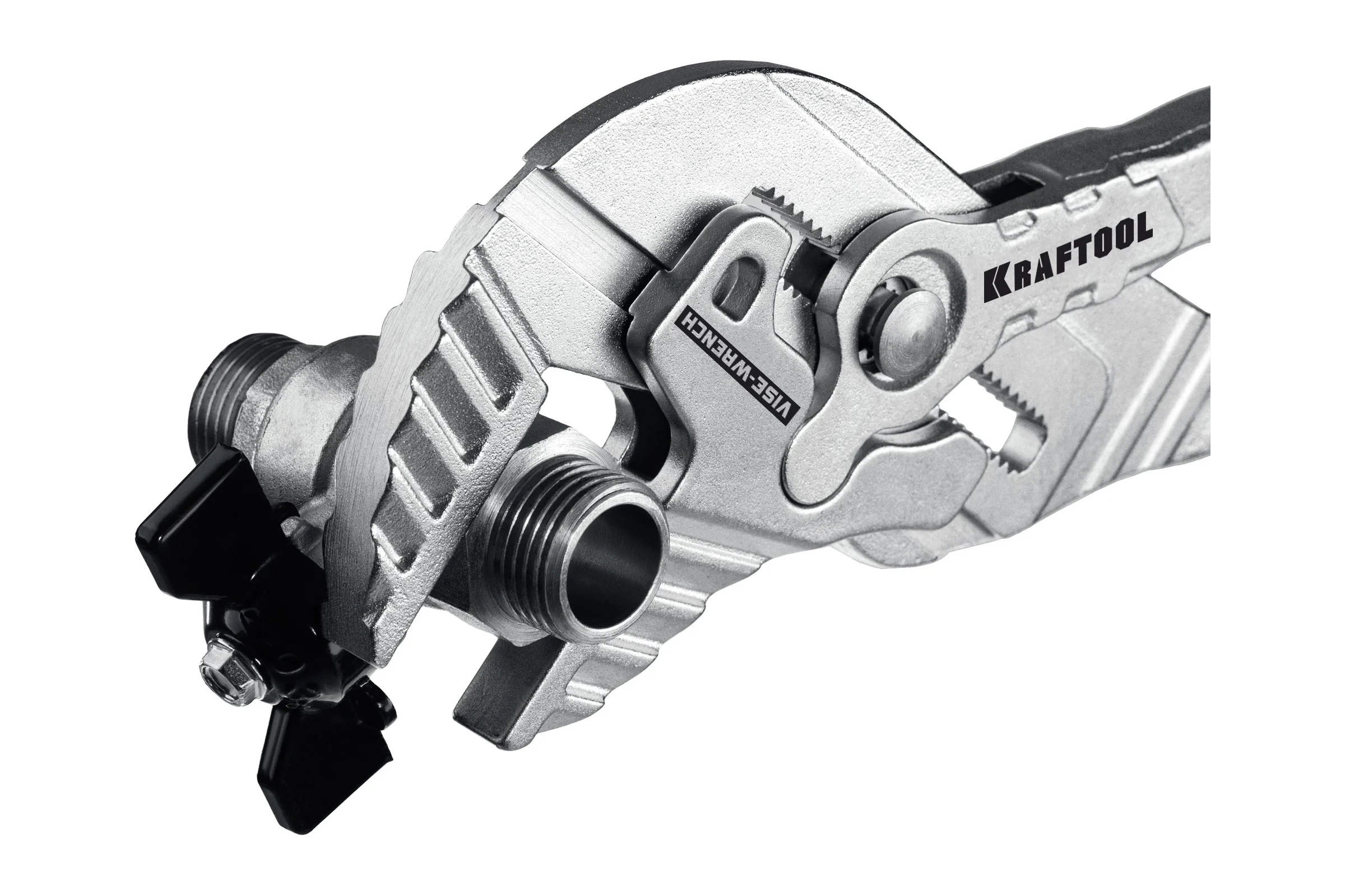 Клещи переставные-гаечный ключ KRAFTOOL Vise-Wrench 300 мм 22068