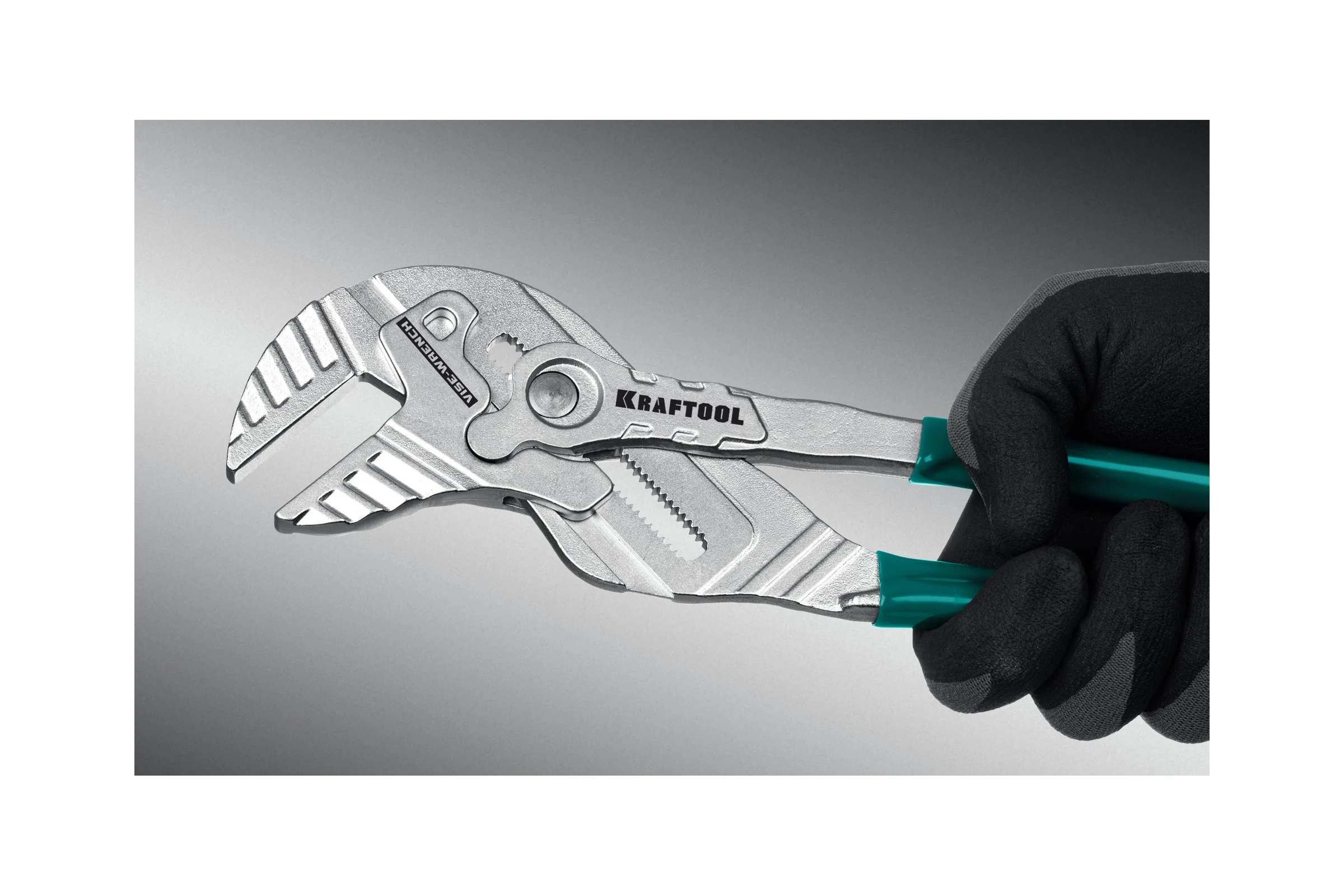 Клещи переставные-гаечный ключ KRAFTOOL Vise-Wrench 300 мм 22068