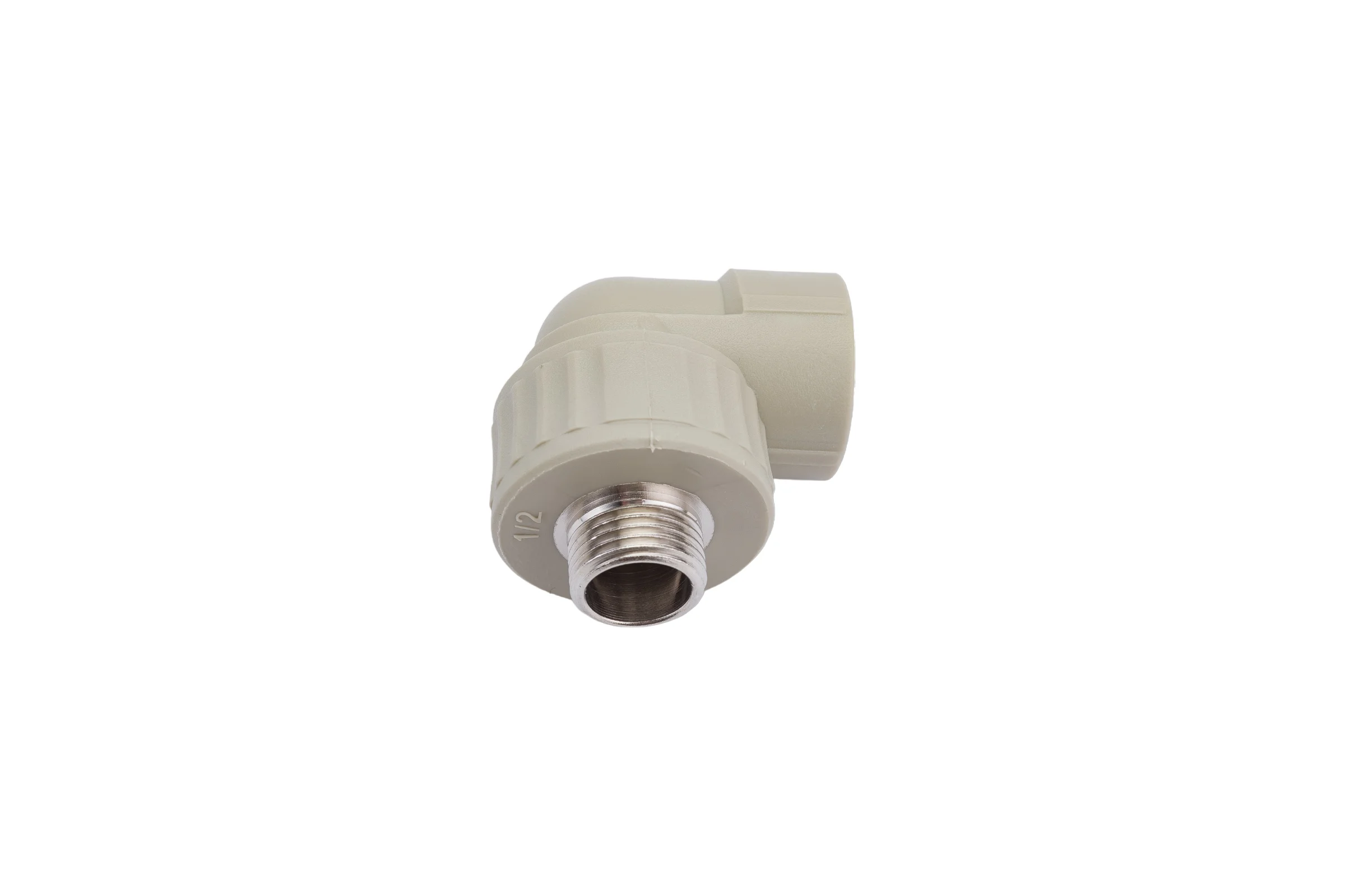 Угольник комбинированный с наружной резьбой VALFEX PP-R серый, 25 мм х1/2", 90 градусов 10126125Г 127-0492