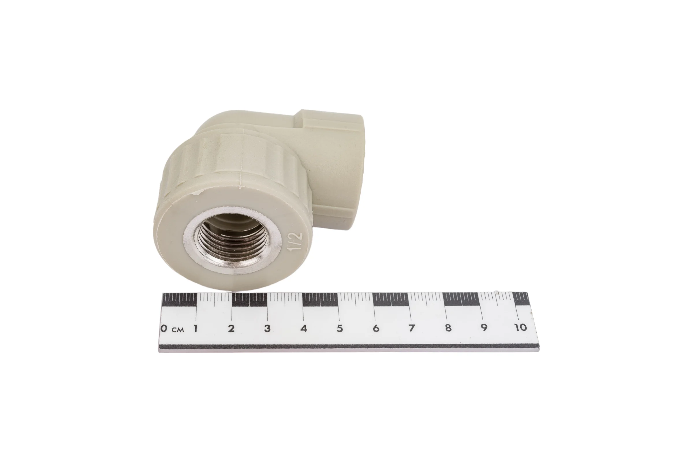 Угольник комбинированный с внутренней резьбой VALFEX PP-R серый, 25 мм х1/2", 90 градусов 10125125Г 127-0487