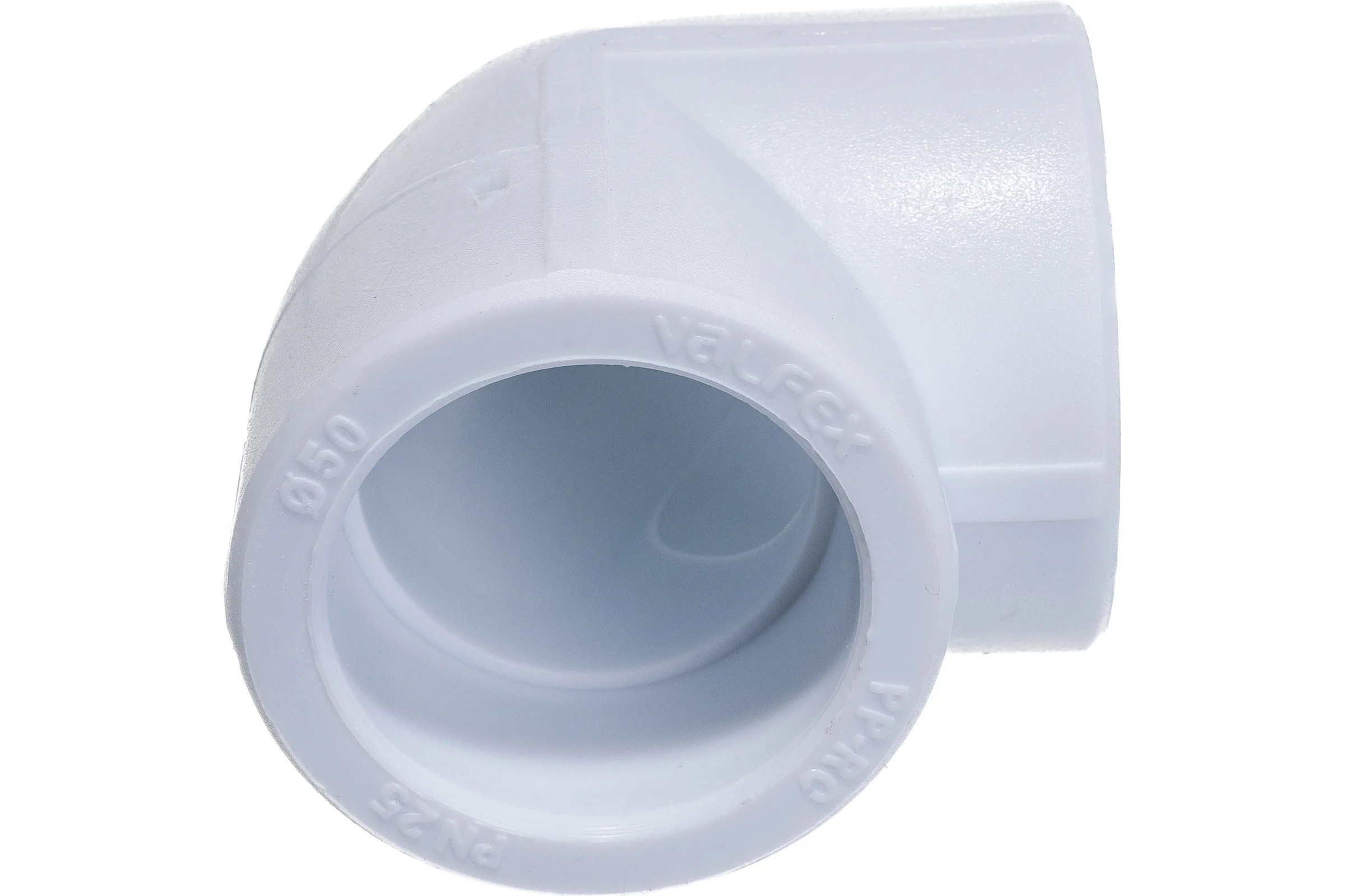 Угольник VALFEX PP-R белый, 50 мм, 90 градусов 10108050 127-0578