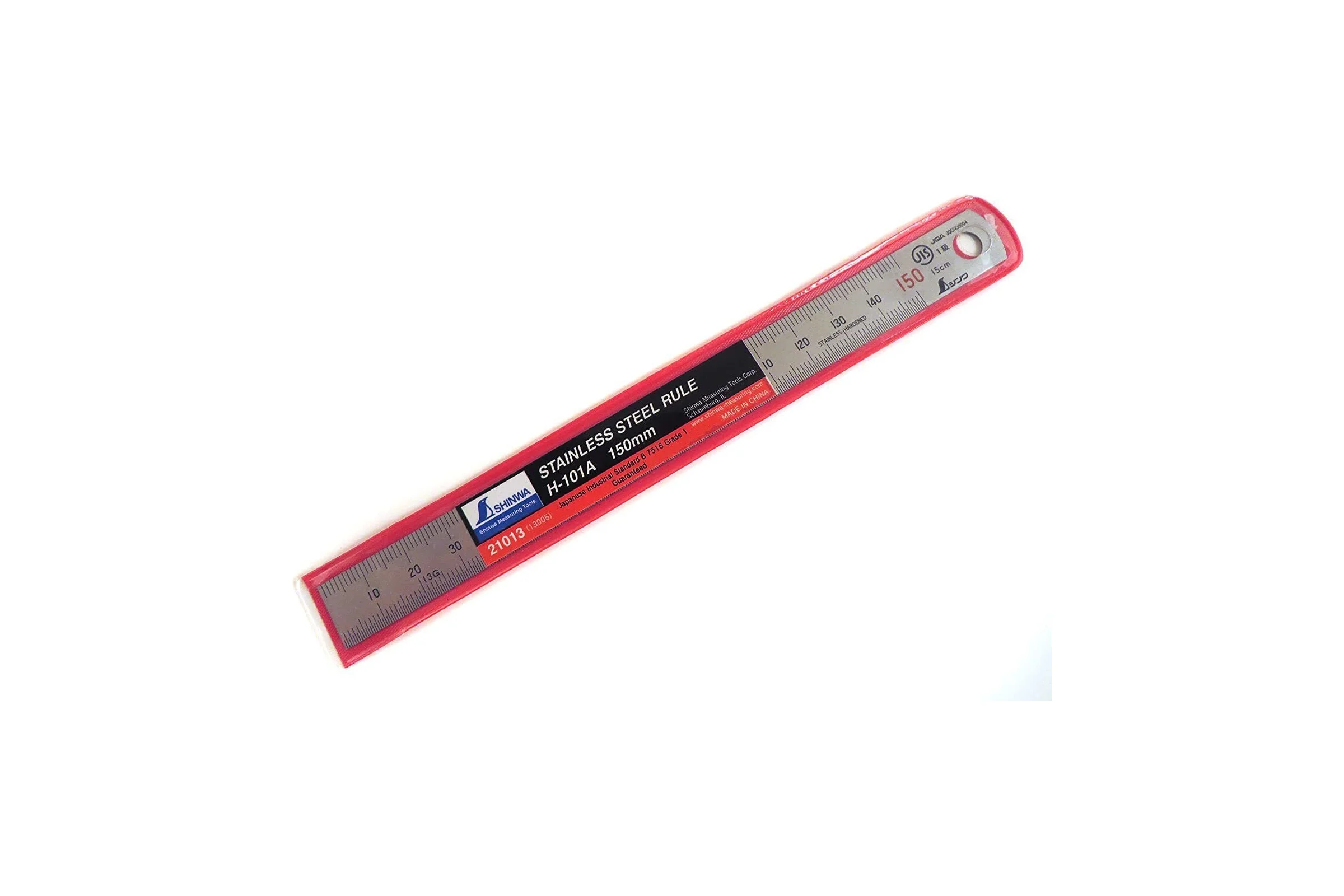 Линейка Shinwa 150 мм, шкала в мм М00010165