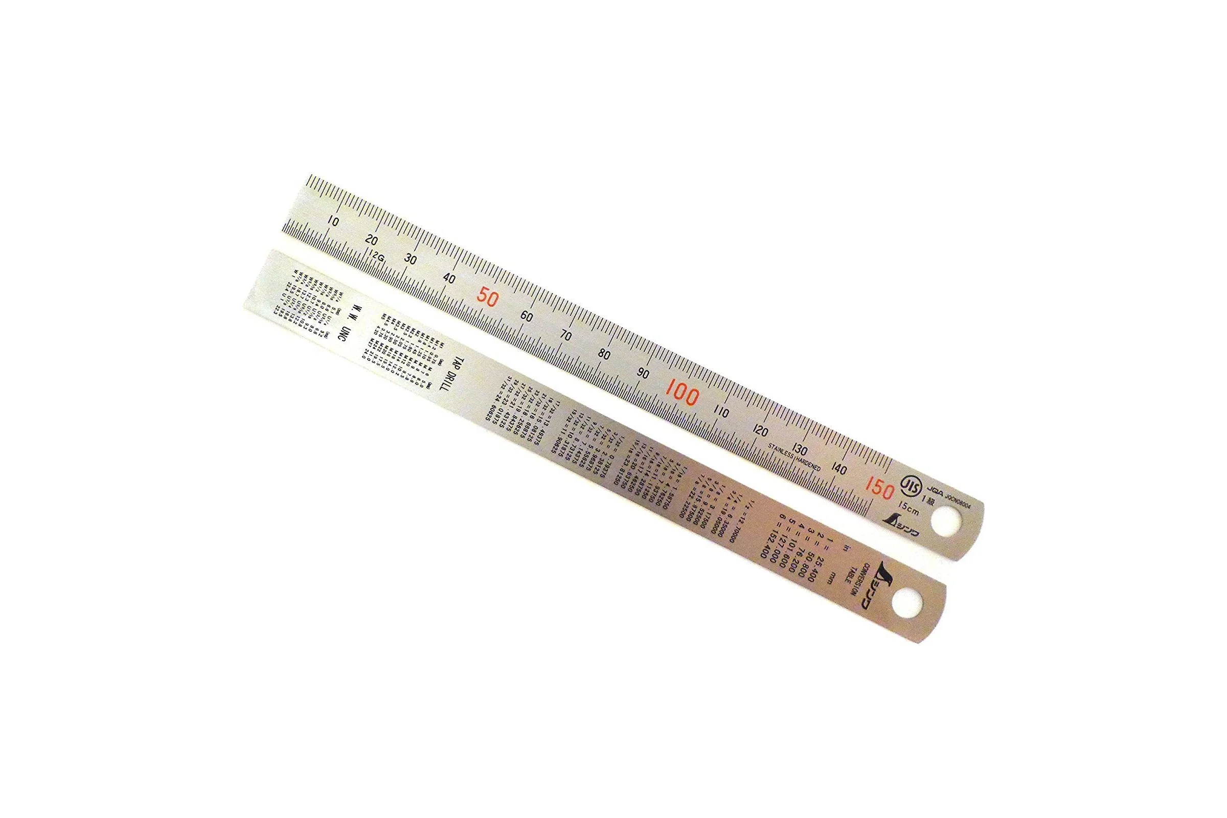 Линейка Shinwa 150 мм, шкала в мм М00010165