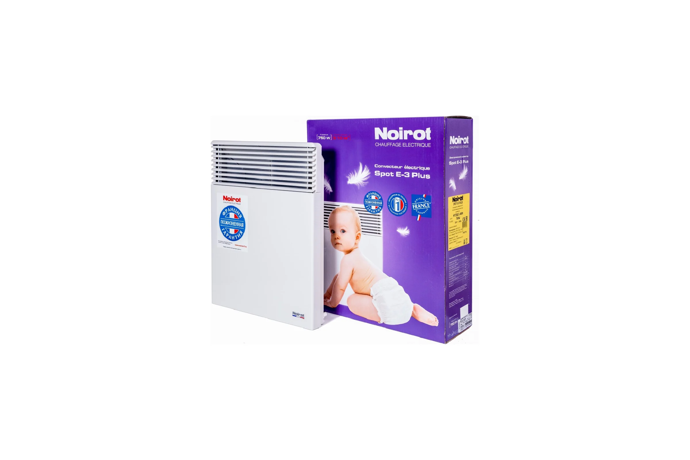 Конвектор Noirot Spot E-3 Plus 750 2672 EX73582ARER