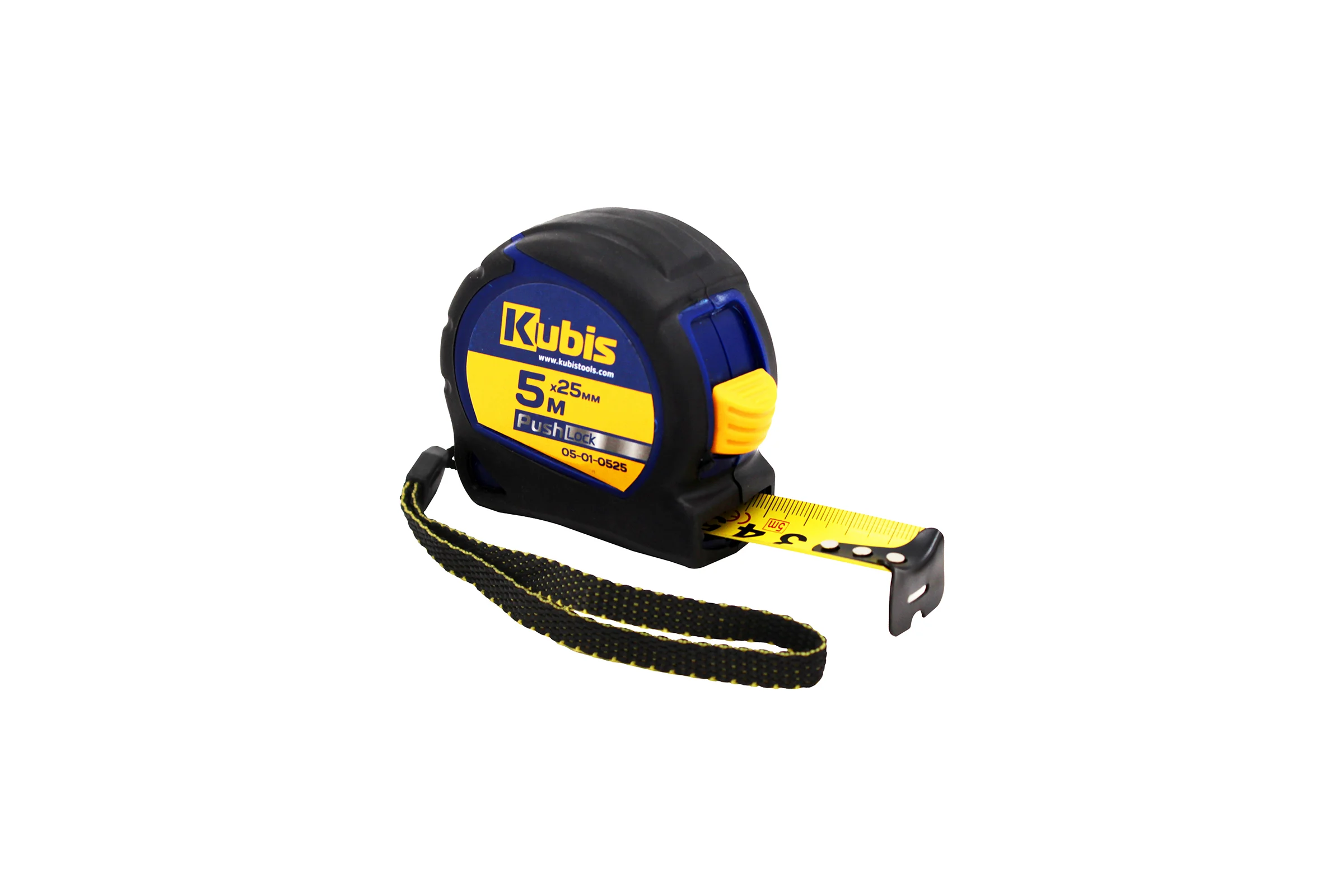 Рулетка измерительная KUBIS 5 м25 мм PushLock 05-01-0525